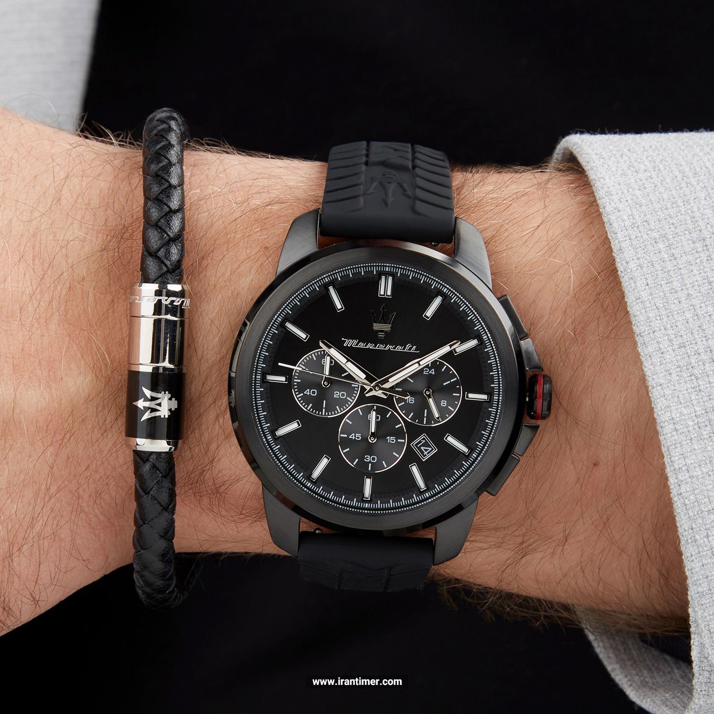 قیمت و خرید دستبند باز مردانه مازراتی(MASERATI) مدل JM222AVE07 کلاسیک | اورجینال و اصلی