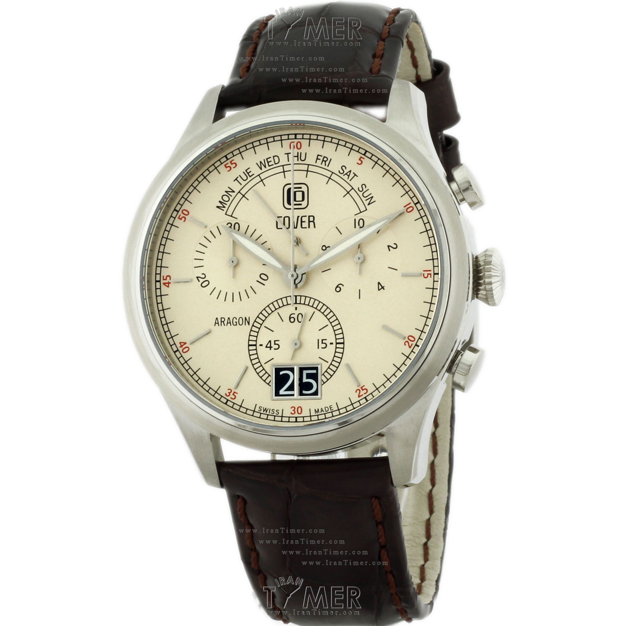 قیمت و خرید ساعت مچی مردانه کاور(COVER) مدل CO170.05 کلاسیک | اورجینال و اصلی