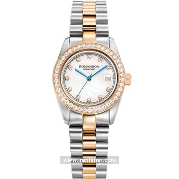 قیمت و خرید ساعت مچی زنانه رومانسون(ROMANSON) مدل RM2B51KL1JMS6U-W فشن | اورجینال و اصلی