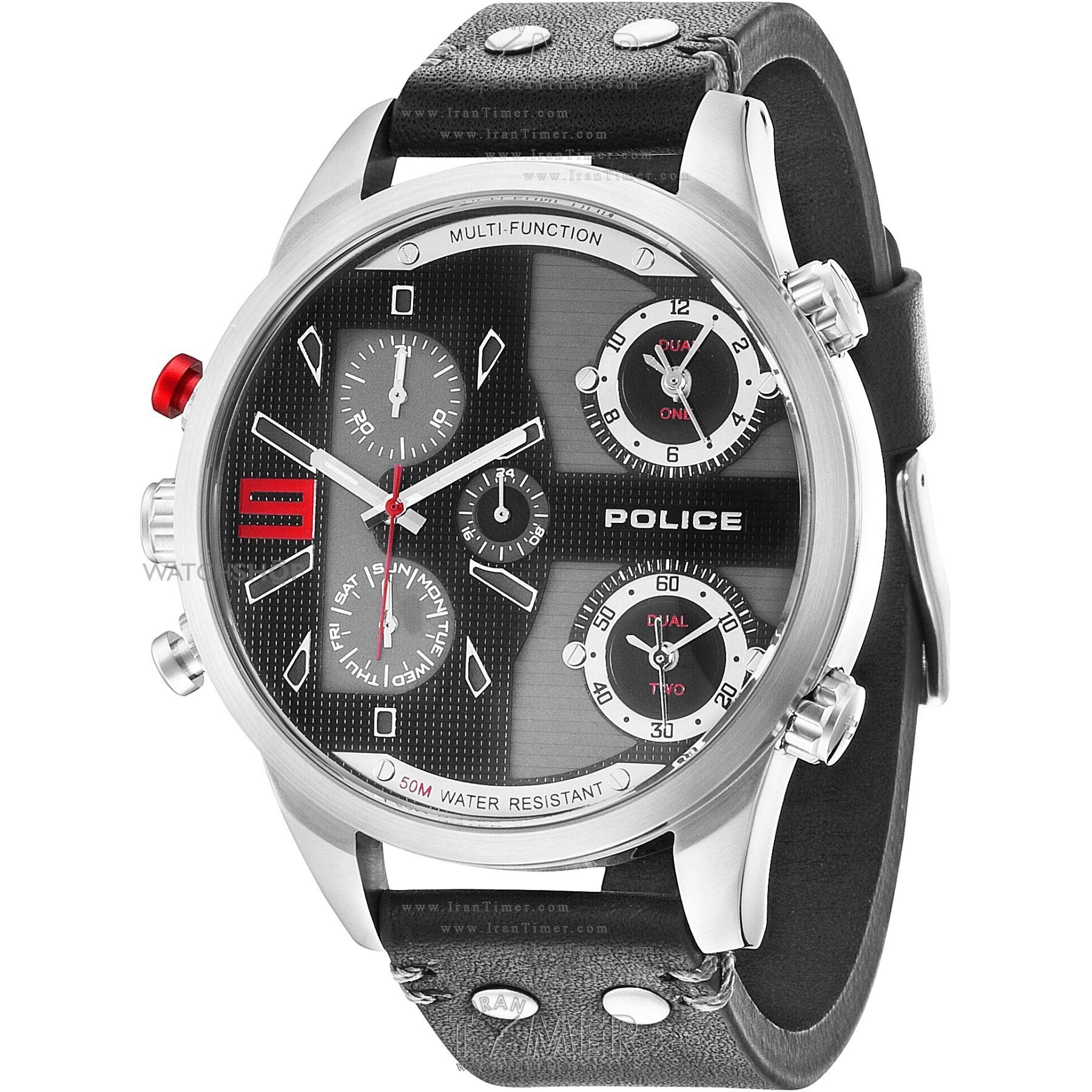 قیمت و خرید ساعت مچی مردانه پلیس(POLICE) مدل P14374JS-02 اسپرت | اورجینال و اصلی