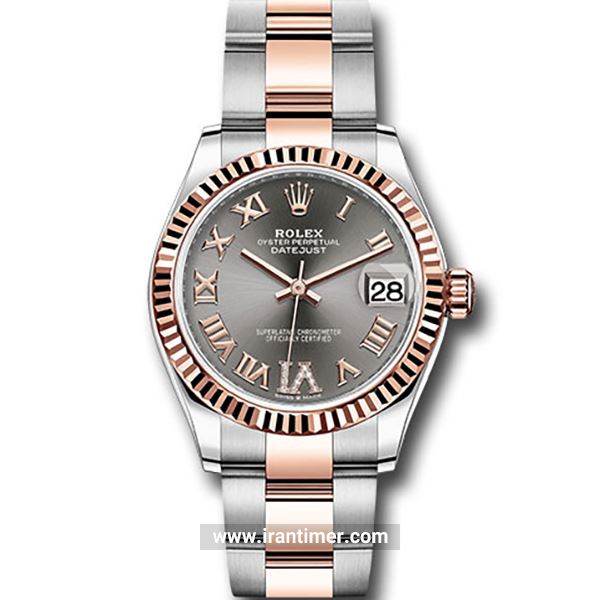 قیمت و خرید ساعت مچی زنانه رولکس(Rolex) مدل 278271 DKRHDR6O GRAY کلاسیک | اورجینال و اصلی
