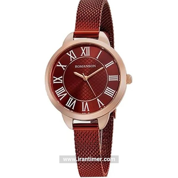 قیمت و خرید ساعت مچی زنانه رومانسون(ROMANSON) مدل RM0B05LLPRAP6R-WINE کلاسیک | اورجینال و اصلی