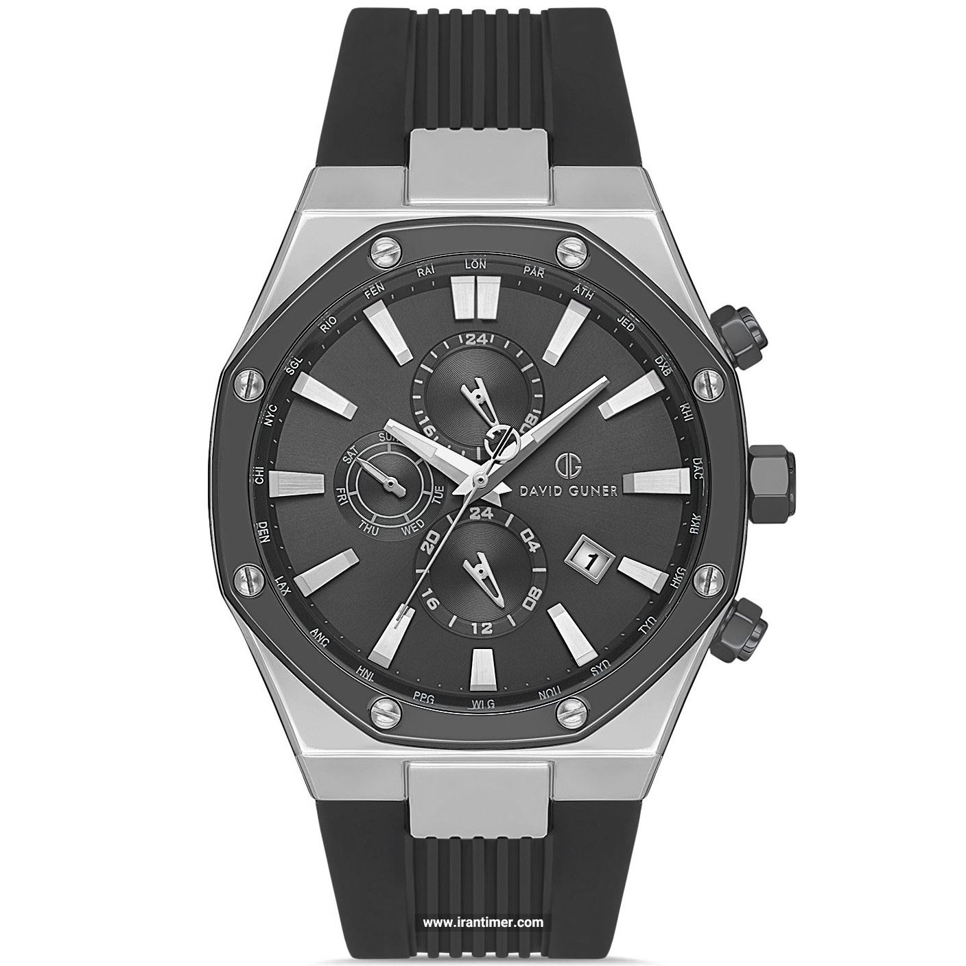 قیمت و خرید ساعت مچی مردانه دیوید گانر(David Guner) مدل DG-8821GD-J2 اسپرت | اورجینال و اصلی