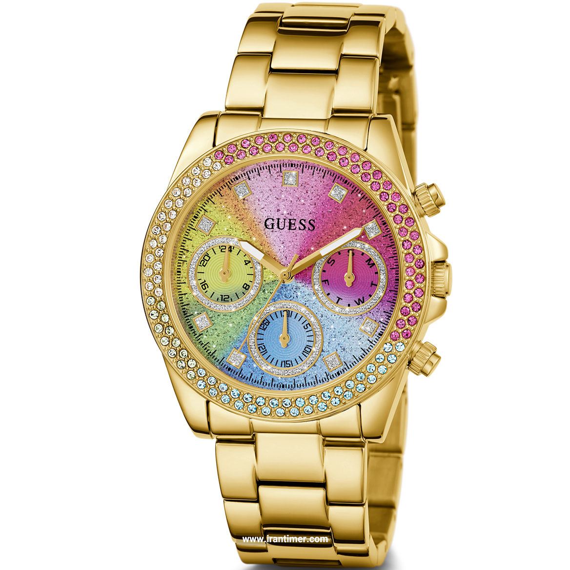 قیمت و خرید ساعت مچی زنانه گس(GUESS) مدل GW0483L4 فشن | اورجینال و اصلی