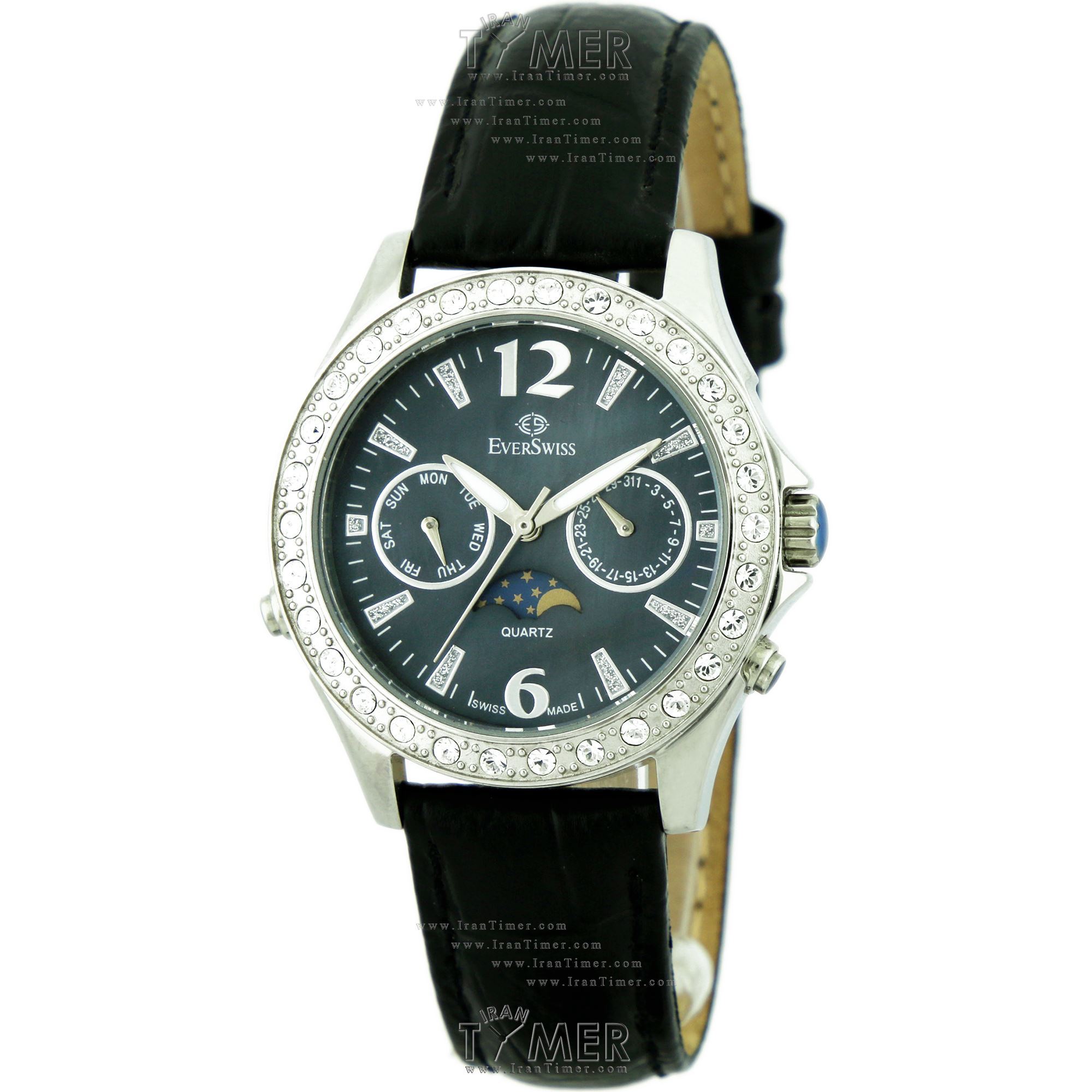 قیمت و خرید ساعت مچی زنانه اورسوئیس(EVER SWISS) مدل 19234-S254 کلاسیک فشن | اورجینال و اصلی