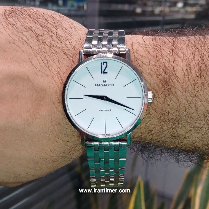 قیمت و خرید ساعت مچی مردانه منیجر(MANAGER) مدل MAN-PS-01-SM کلاسیک | اورجینال و اصلی