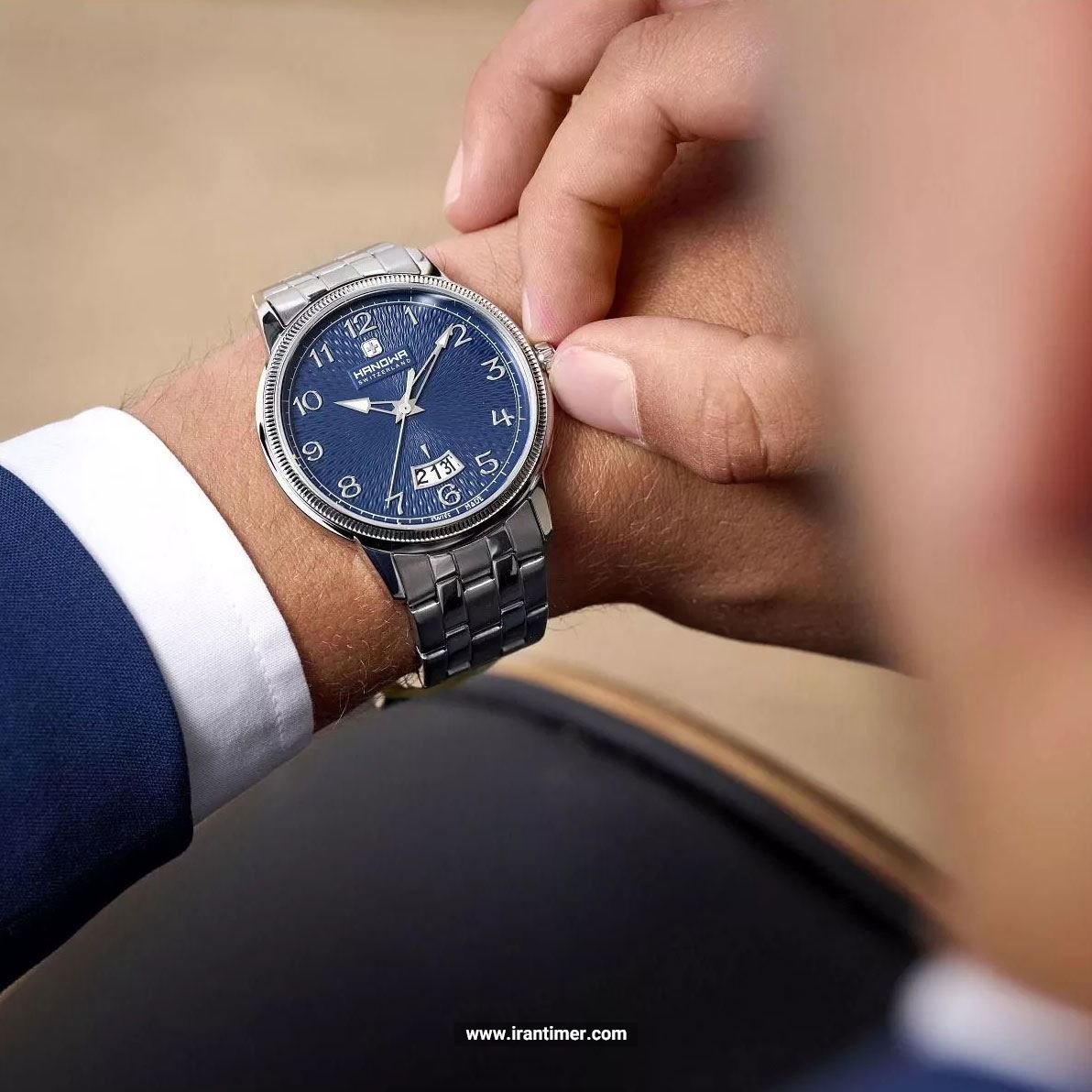 قیمت و خرید ساعت مچی مردانه هانوا(HANOWA) مدل HAWGH0001104 کلاسیک | اورجینال و اصلی