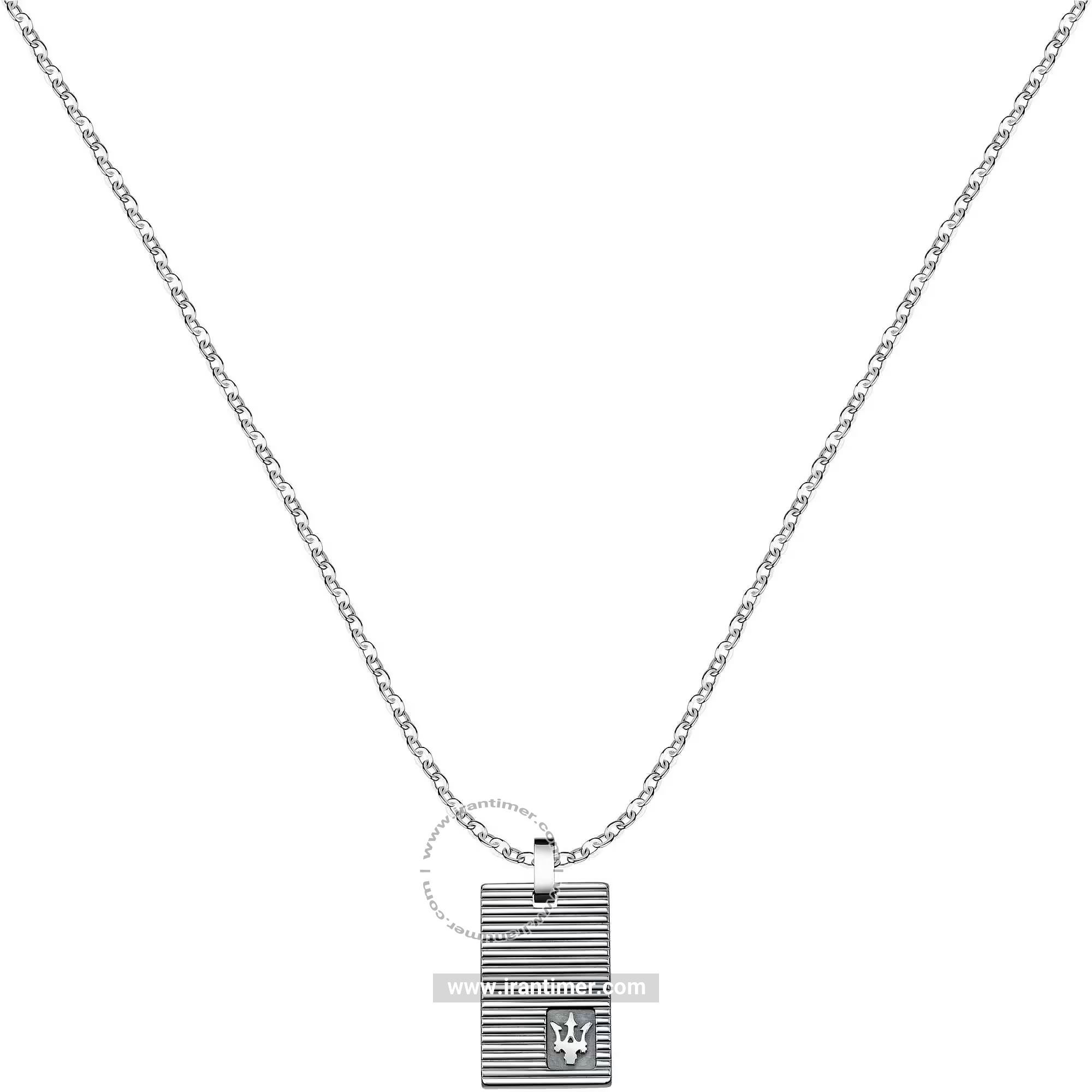 قیمت و خرید گردنبند مردانه مازراتی(MASERATI) مدل JM121ATK09 کلاسیک | اورجینال و اصلی