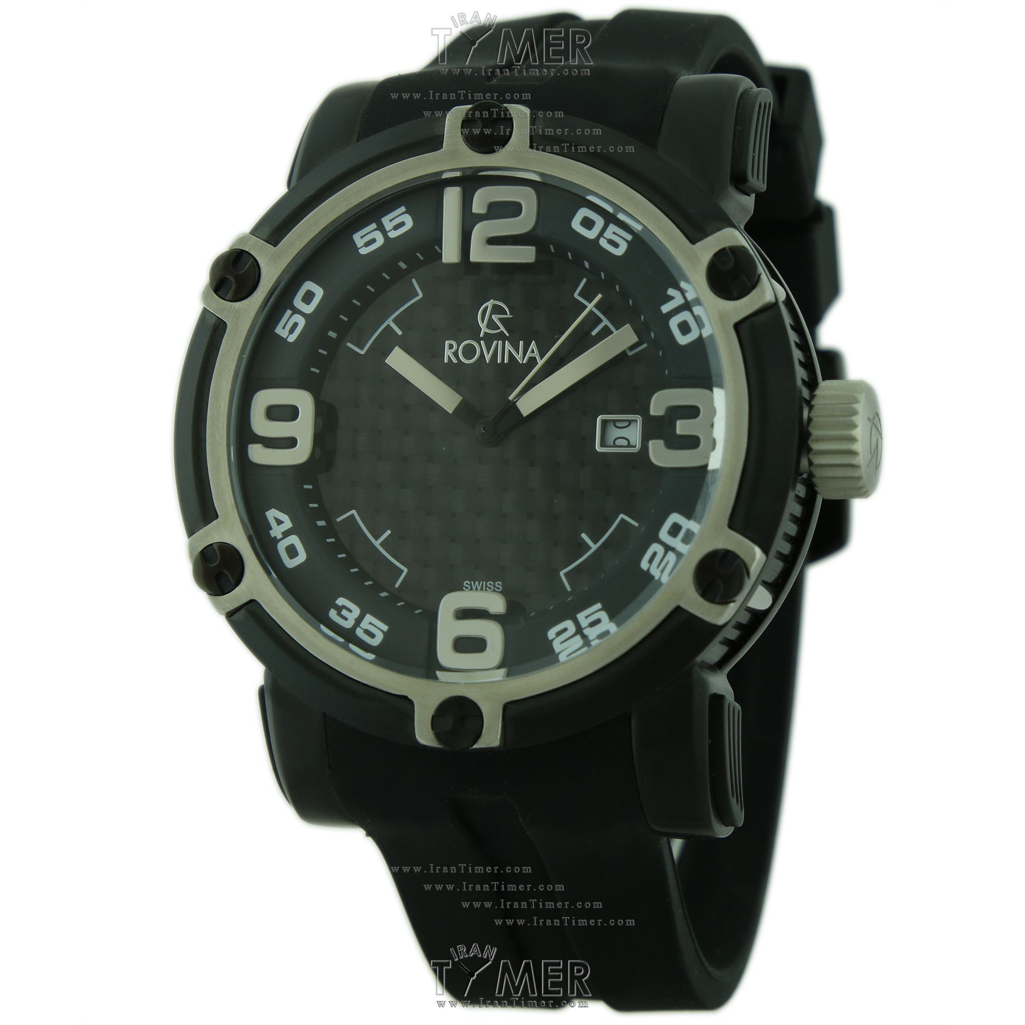 قیمت و خرید ساعت مچی مردانه رُوینا(ROVINA) مدل 57141G5SB اسپرت | اورجینال و اصلی