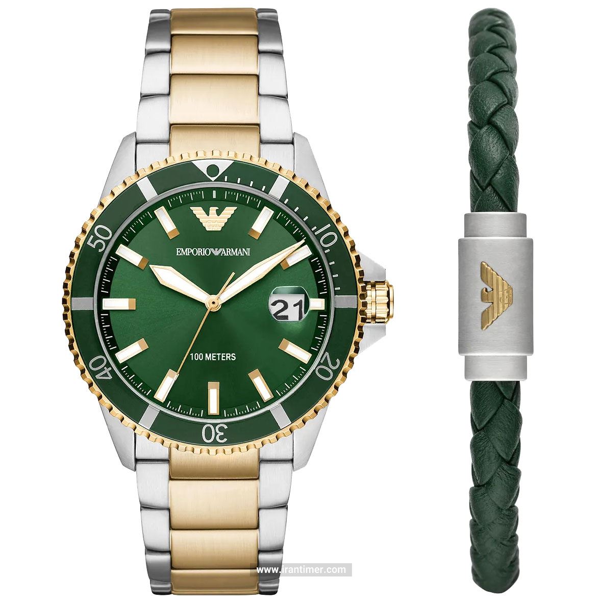 قیمت و خرید ساعت مچی مردانه امپریو آرمانی(EMPORIO ARMANI) مدل AR80063SET کلاسیک | اورجینال و اصلی