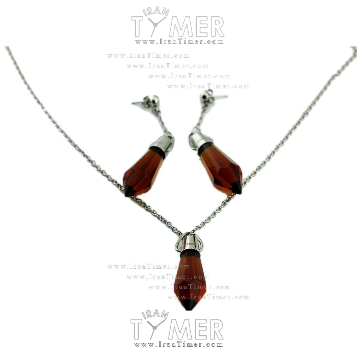 قیمت و خرید ست گردنبند گوشواره زنانه استورم(STORM) مدل 9980407-AB-set فشن (ست لباس) کلاسیک | اورجینال و اصلی