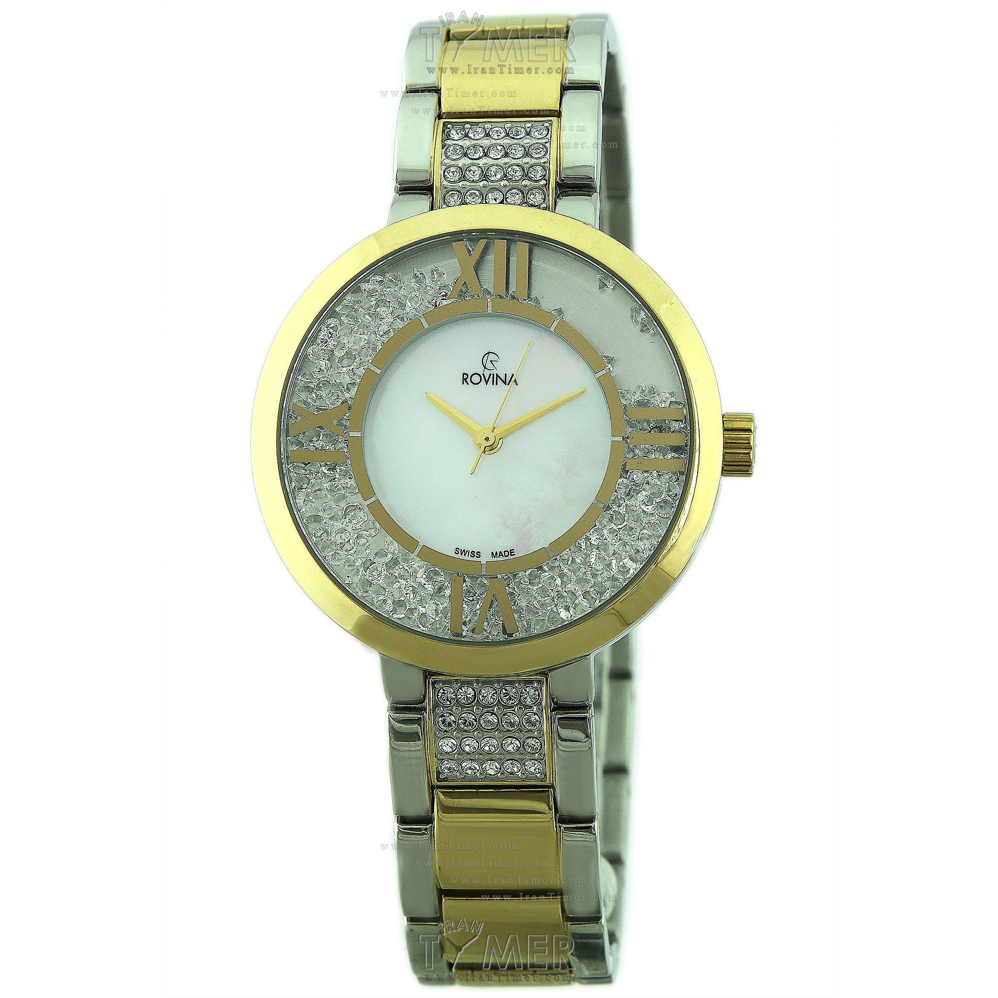 قیمت و خرید ساعت مچی زنانه رُوینا(ROVINA) مدل 52176L2BW فشن | اورجینال و اصلی