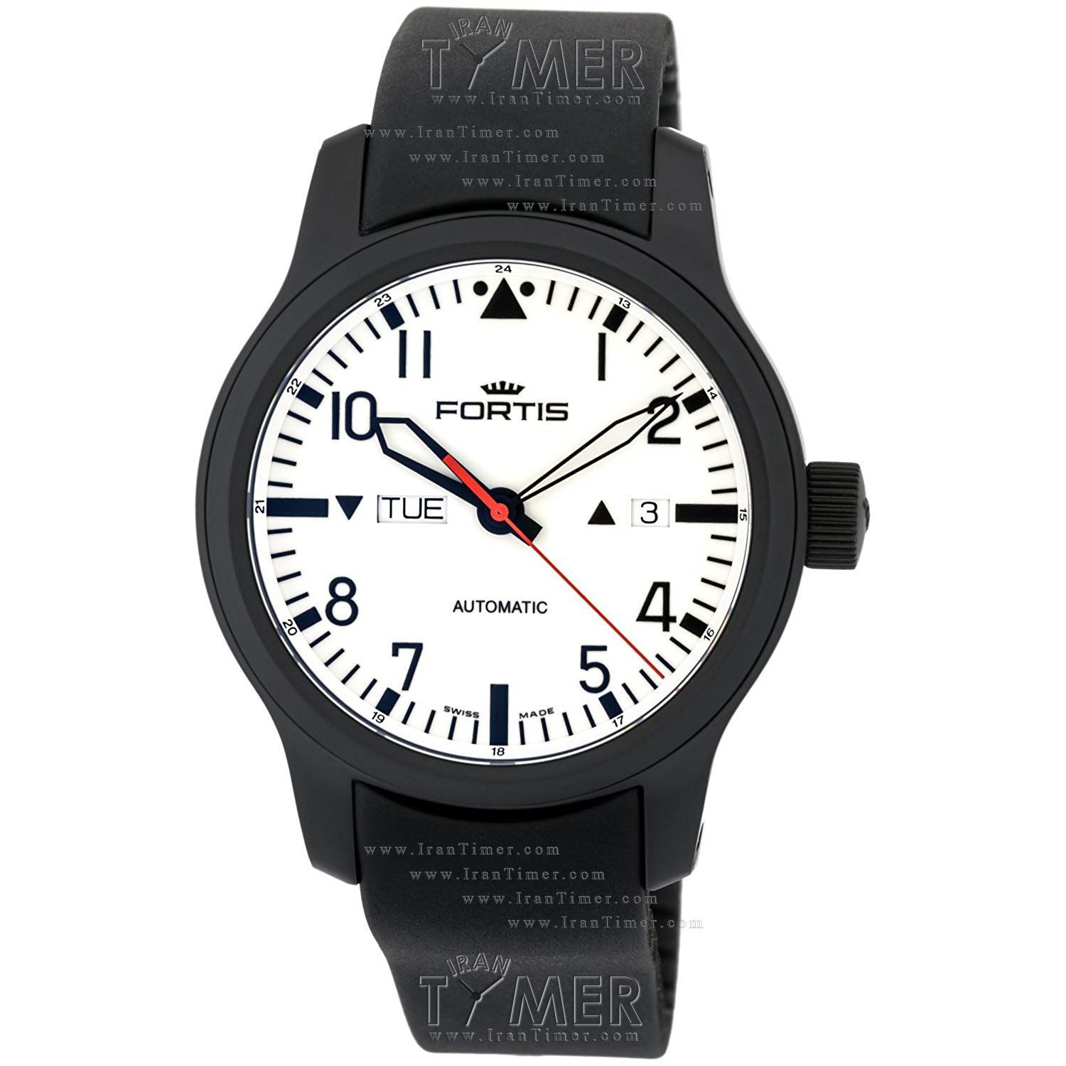 قیمت و خرید ساعت مچی مردانه فورتیس(FORTIS) مدل F-655.18.12-K اسپرت | اورجینال و اصلی