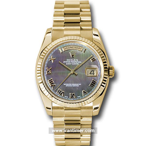 قیمت و خرید ساعت مچی مردانه رولکس(Rolex) مدل 118238 dkmrp Gray کلاسیک | اورجینال و اصلی