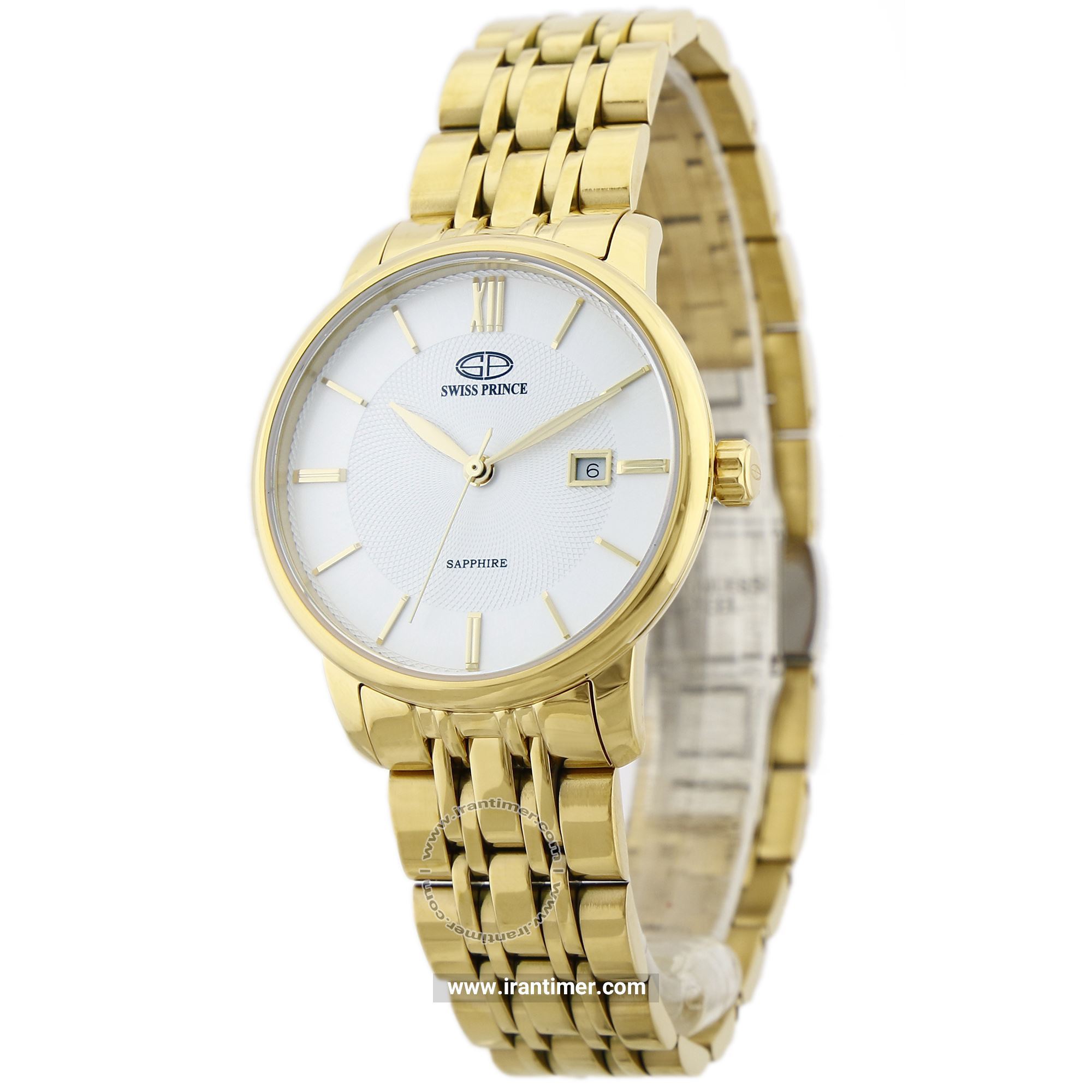 قیمت و خرید ساعت مچی زنانه سوئیس پرنس(Swiss Prince) مدل 000816L-GWG کلاسیک | اورجینال و اصلی