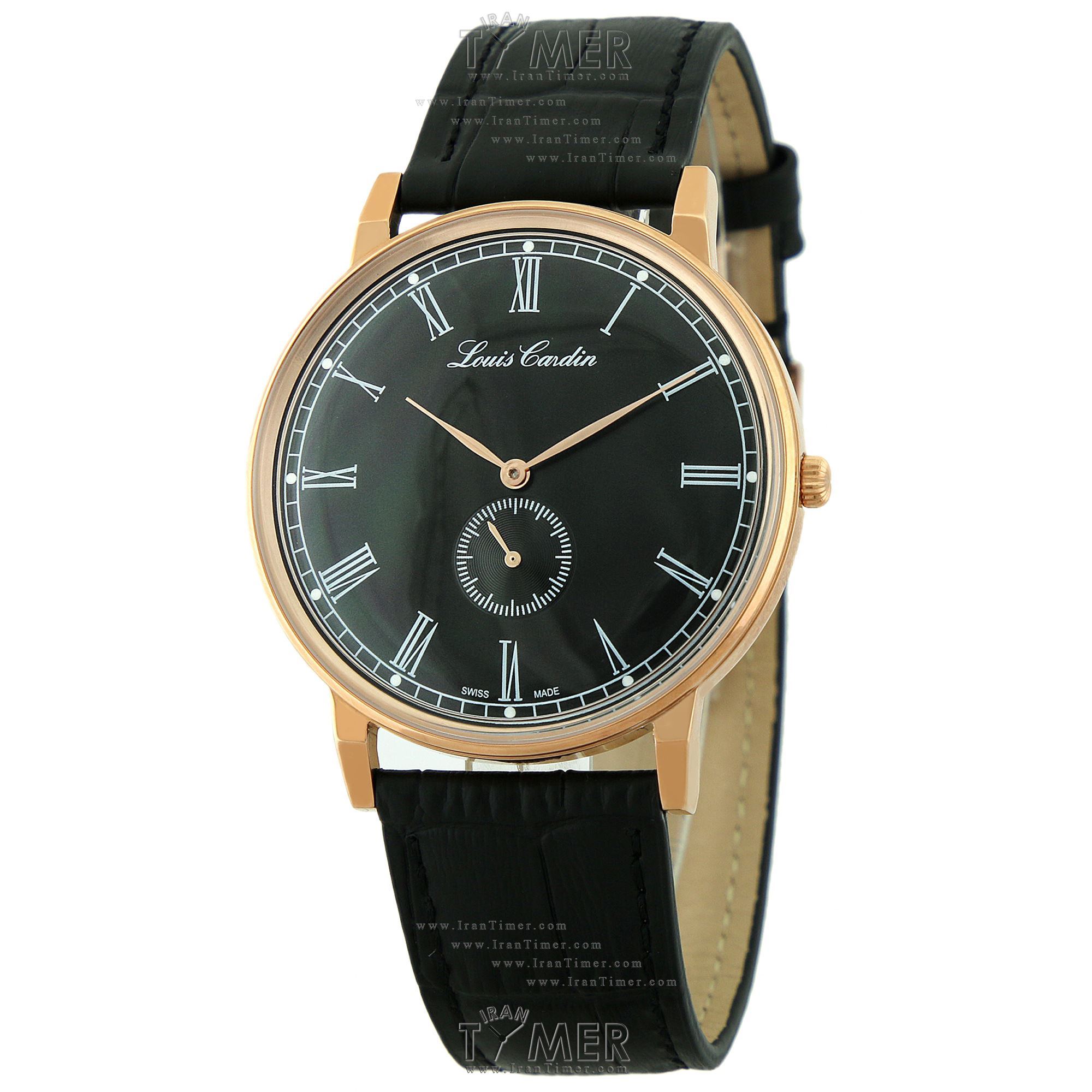 قیمت و خرید ساعت مچی مردانه لوئیس کاردین(LOUIS CARDIN) مدل LC004 M LEADER RG-R کلاسیک | اورجینال و اصلی