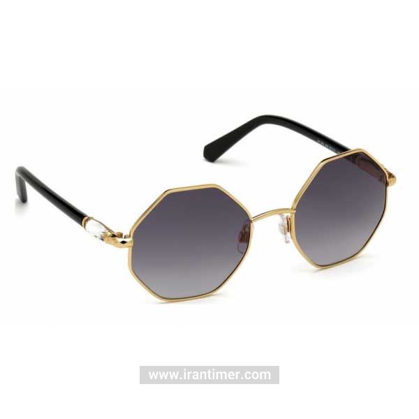 قیمت و خرید عینک آفتابی زنانه کلاسیک (SWAROVSKI) مدل SK 0259 30B 55 | اورجینال و اصلی