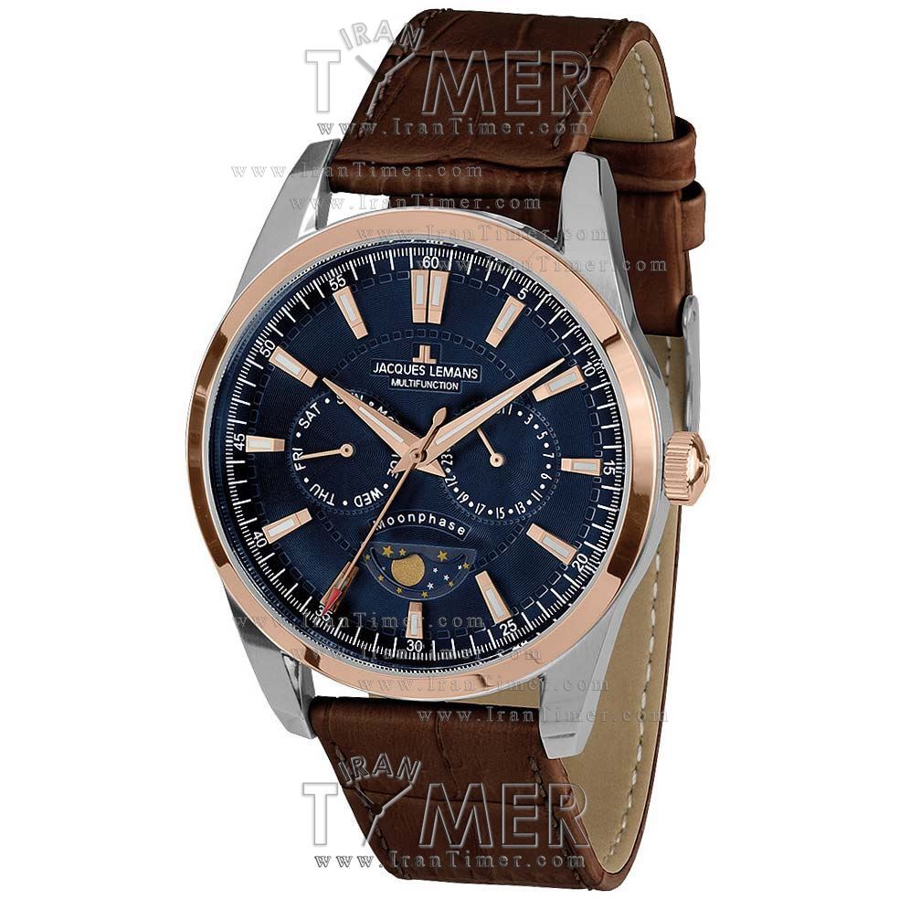 قیمت و خرید ساعت مچی مردانه ژاک لمن(JACQUES LEMANS) مدل 1-1901D کلاسیک | اورجینال و اصلی