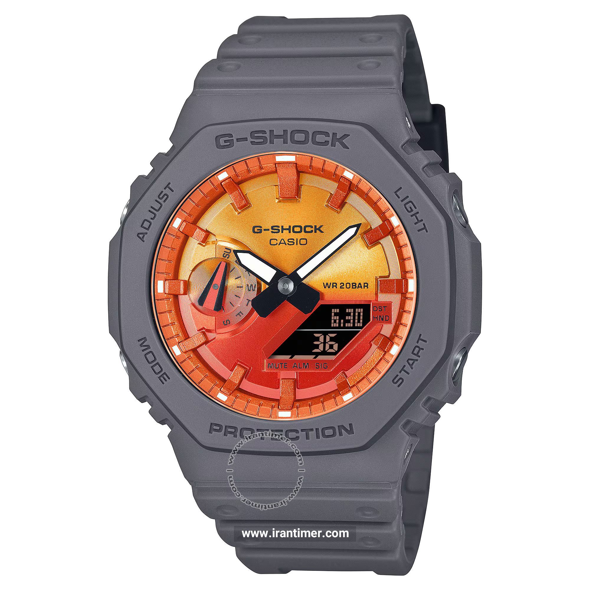 قیمت و خرید ساعت مچی مردانه کاسیو (CASIO) مدل GA-2100FL-8ADR اسپرت | اورجینال و اصلی