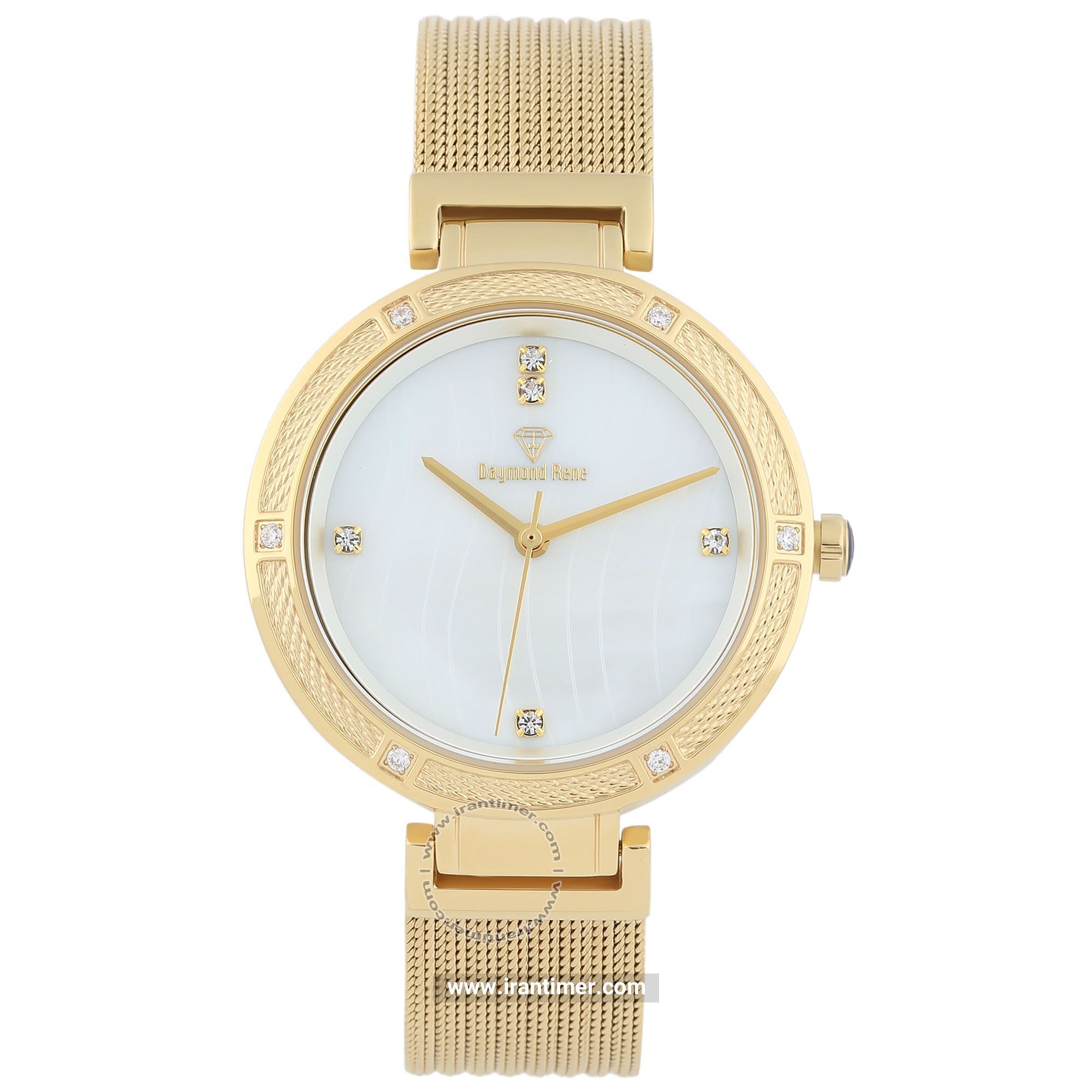 قیمت و خرید ساعت مچی زنانه دیموند رنه(DAYMOND RENE) مدل 7021HB-G1 کلاسیک | اورجینال و اصلی
