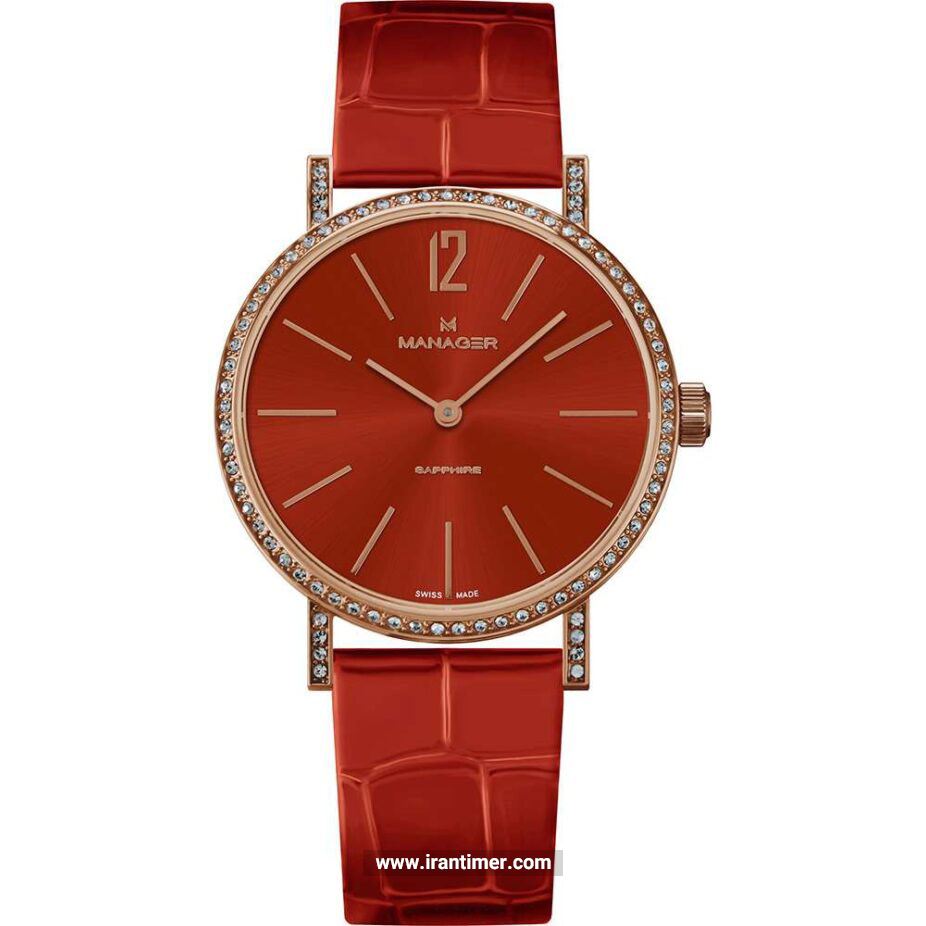 قیمت و خرید ساعت مچی زنانه منیجر(MANAGER) مدل MAN-PA-11-RL فشن | اورجینال و اصلی
