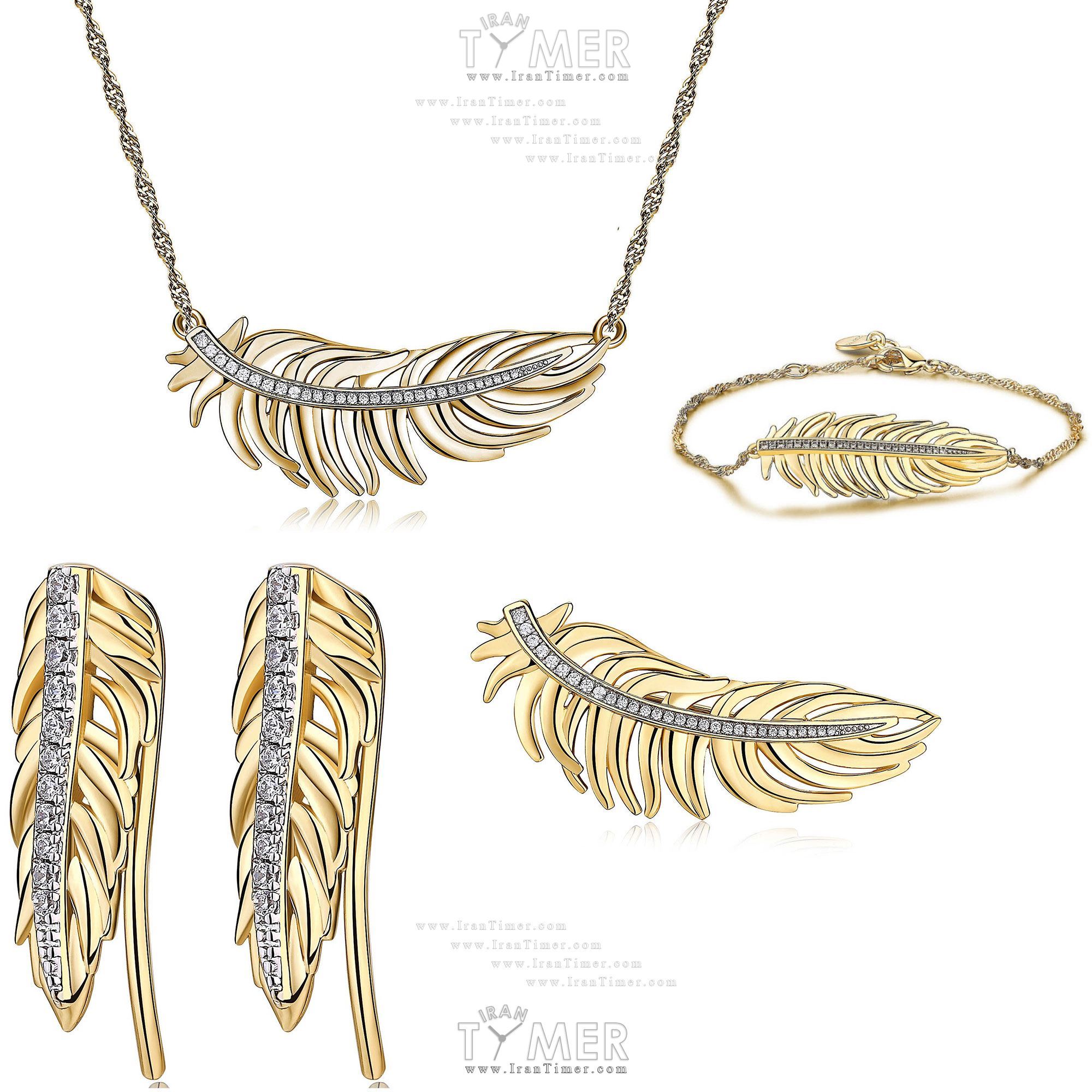 قیمت و خرید ست گل سینه گردنبند گوشواره دستبند باز زنانه برازوی(BROSWAY) مدل BUM12-SET فشن (ست لباس) | اورجینال و اصلی