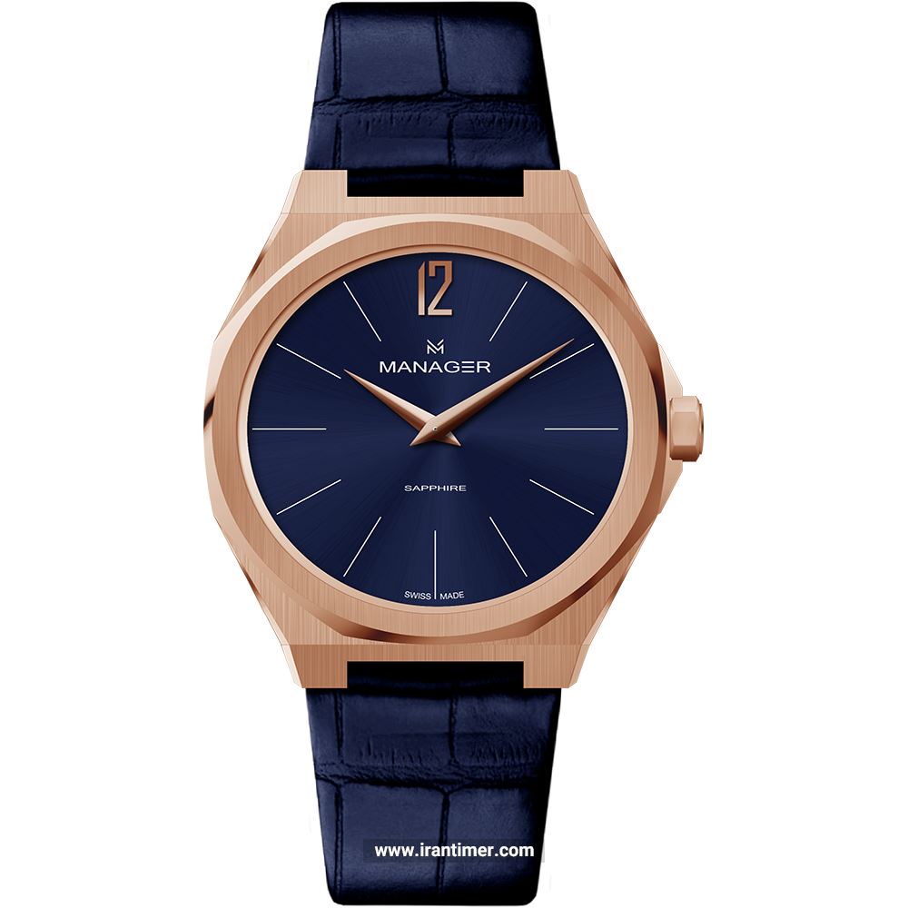 قیمت و خرید ساعت مچی مردانه منیجر(MANAGER) مدل MAN-RF-08-RL کلاسیک | اورجینال و اصلی