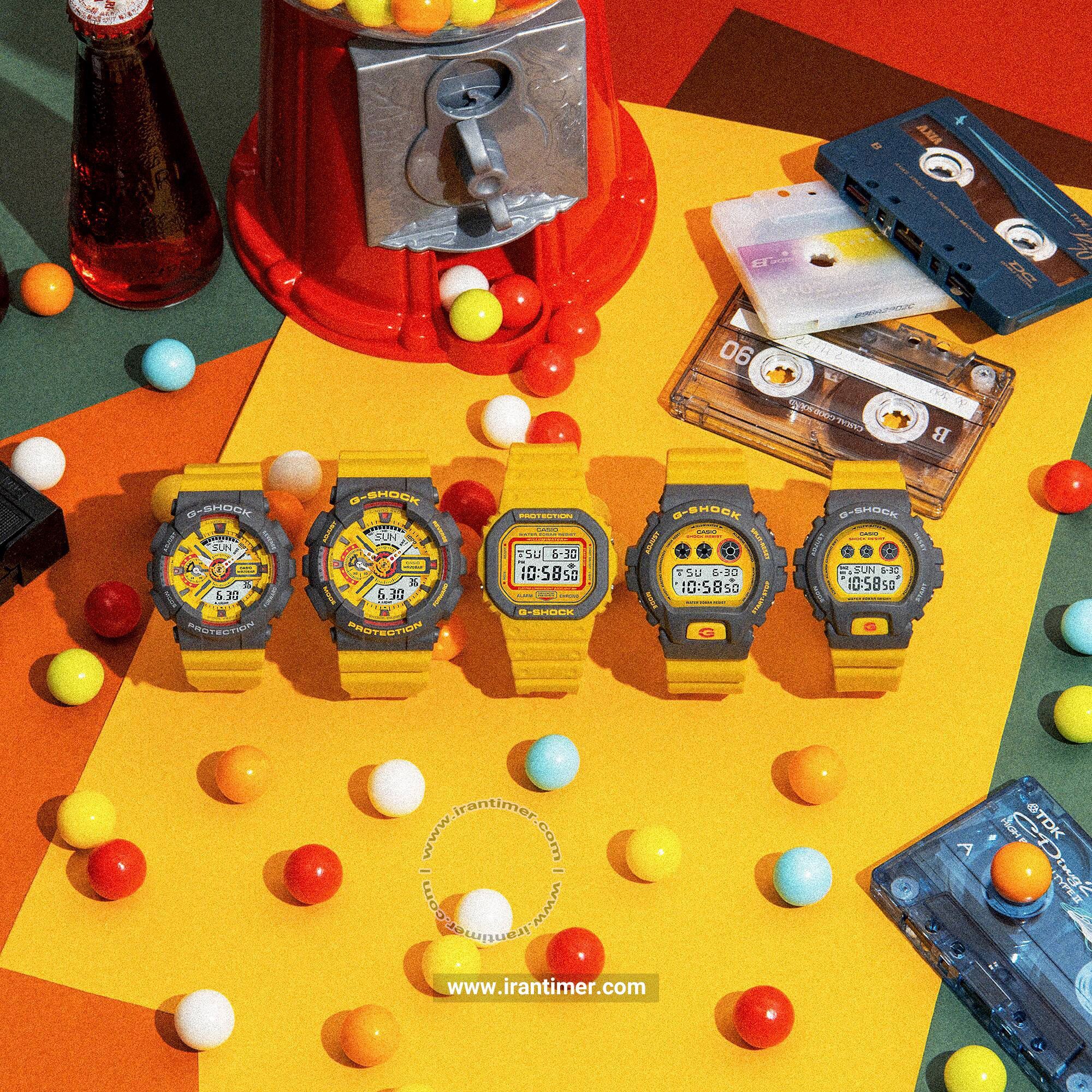 قیمت و خرید ساعت مچی مردانه زنانه کاسیو (CASIO) مدل GMA-S110Y-9ADR اسپرت | اورجینال و اصلی