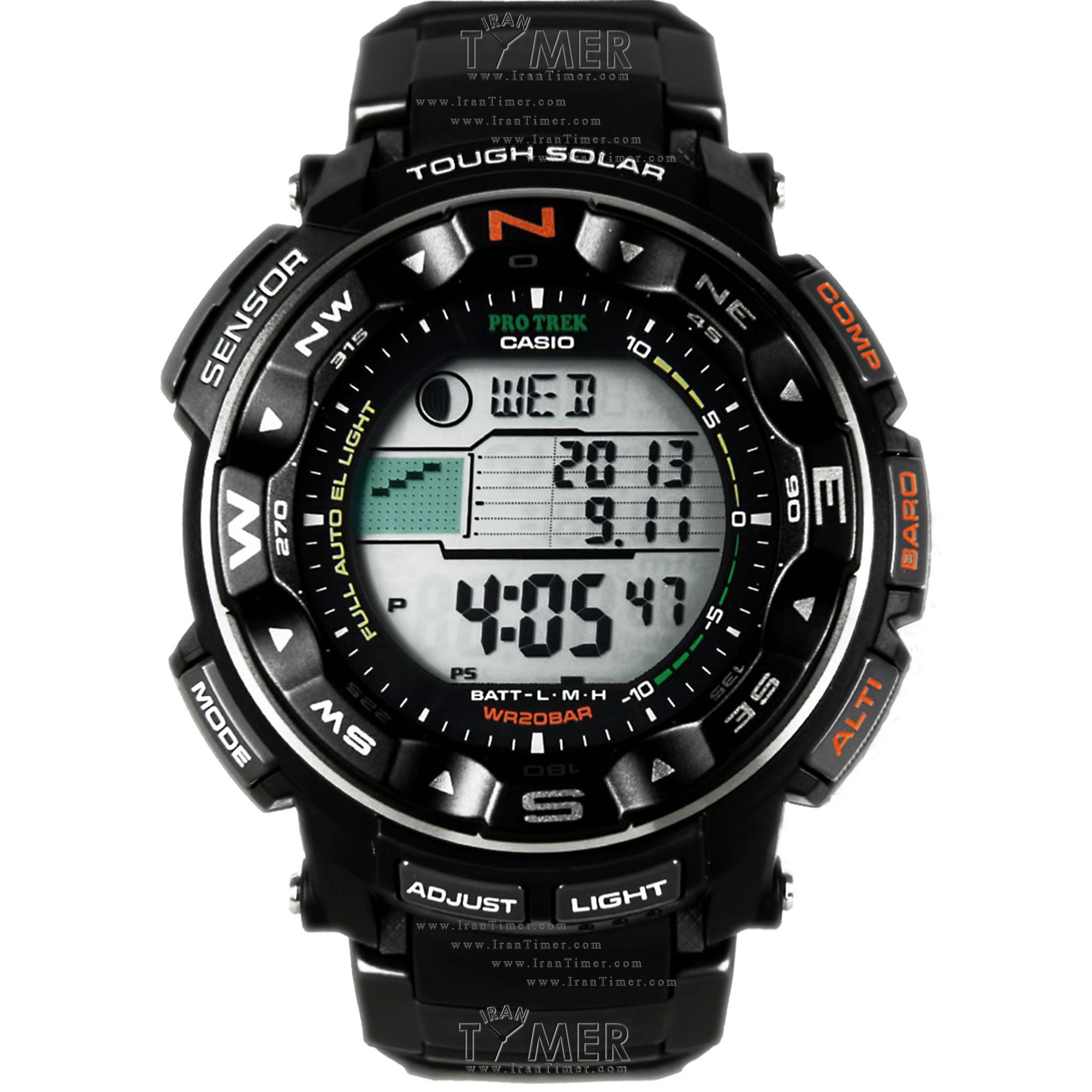 قیمت و خرید ساعت مچی مردانه کاسیو (CASIO) پروترک مدل PRG-250-1DR اسپرت | اورجینال و اصلی