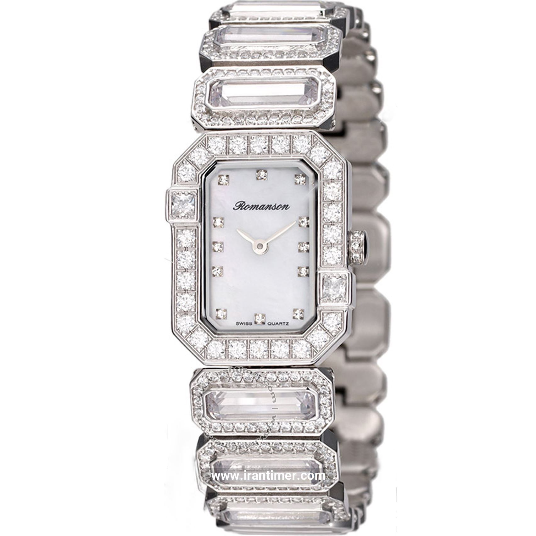 قیمت و خرید ساعت مچی زنانه رومانسون(ROMANSON) مدل RM6A16QLWWM1R1-W فشن | اورجینال و اصلی