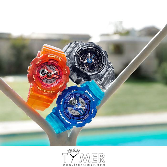 قیمت و خرید ساعت مچی کاسیو (CASIO) بیبی جی مدل BA-110JM-2ADR اسپرت | اورجینال و اصلی