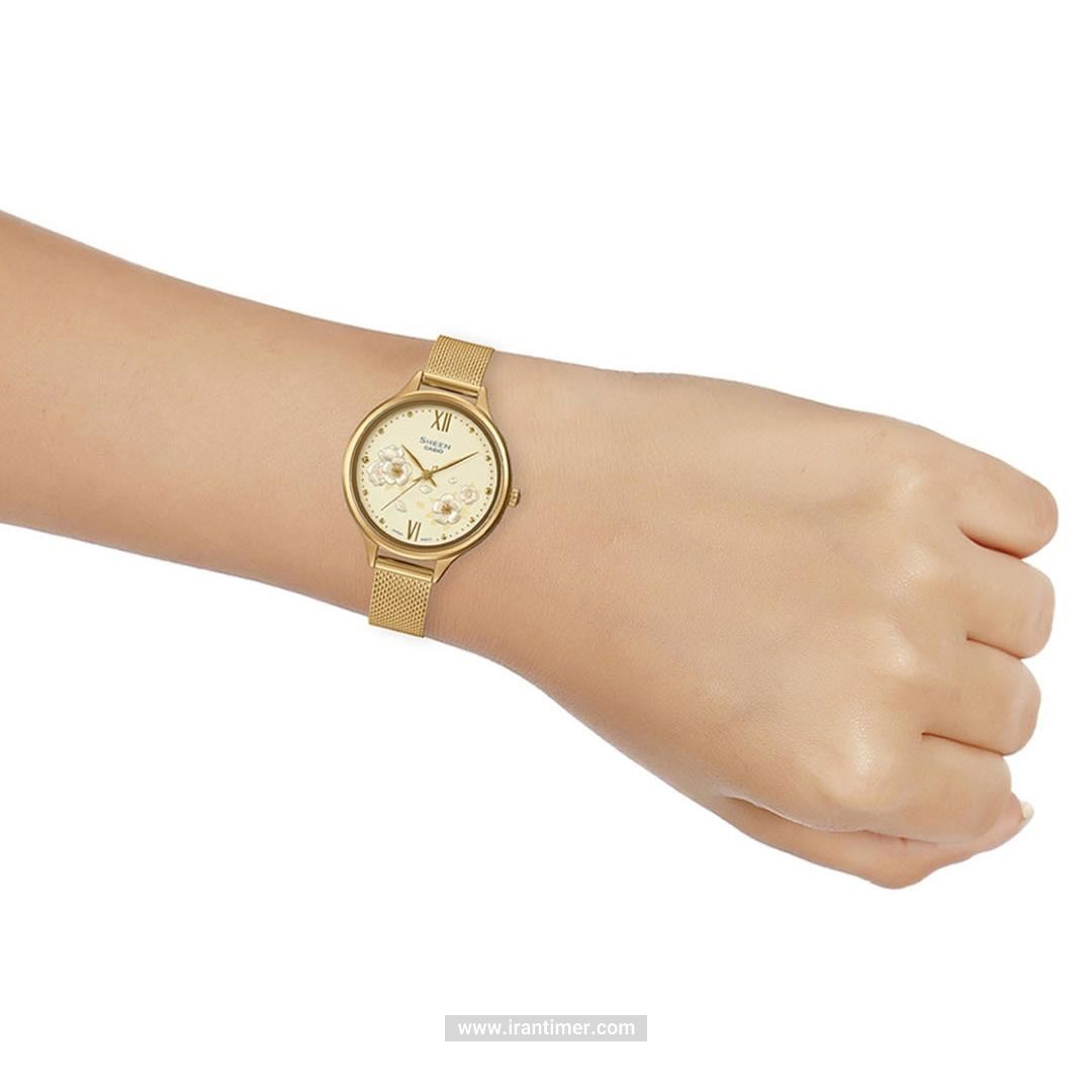 قیمت و خرید ساعت مچی زنانه کاسیو (CASIO) شین مدل SHE-4551GM-9AUDF فشن | اورجینال و اصلی