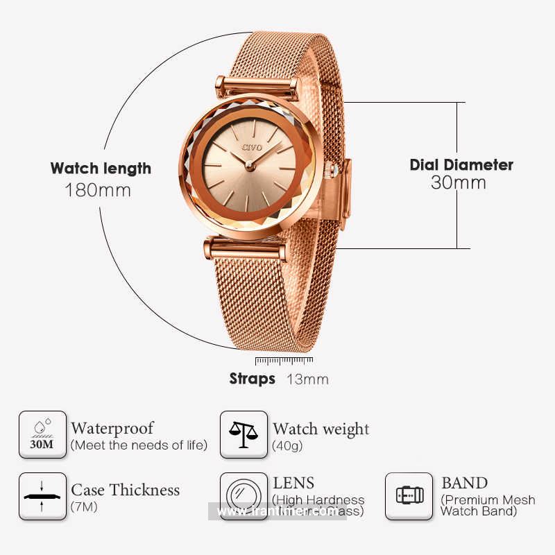 قیمت و خرید ساعت مچی زنانه سیوو(CIVO) مدل 1172339 کلاسیک | اورجینال و اصلی