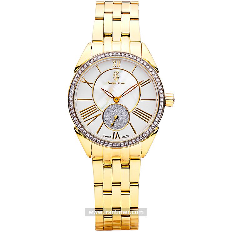 قیمت و خرید ساعت مچی زنانه سوئیس تایم(SWISS TIME) مدل ST 521-GP کلاسیک فشن | اورجینال و اصلی