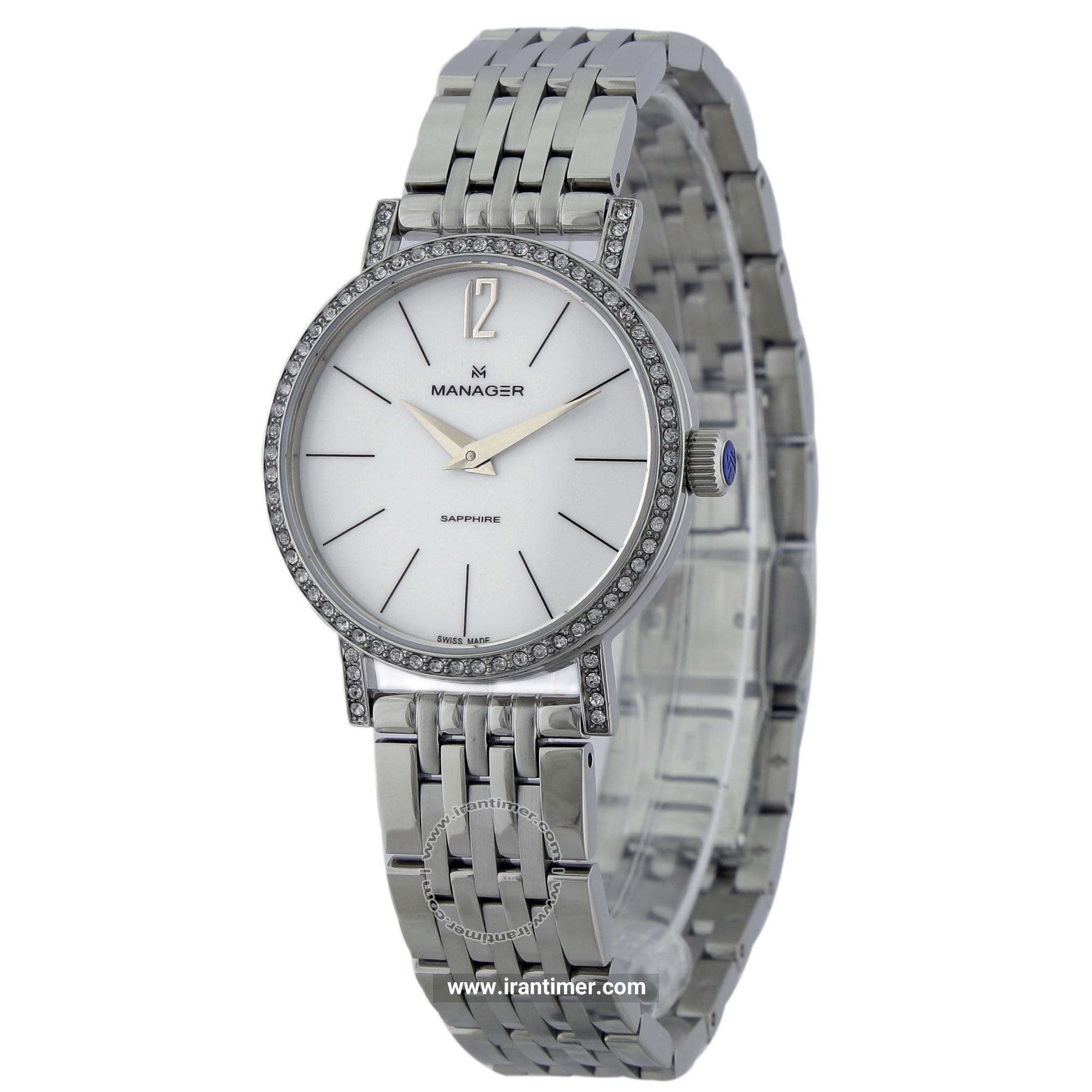 قیمت و خرید ساعت مچی زنانه منیجر(MANAGER) مدل MAN-PS-03-SM-S کلاسیک | اورجینال و اصلی