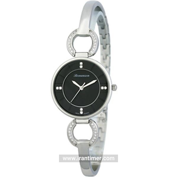 قیمت و خرید ساعت مچی زنانه رومانسون(ROMANSON) مدل RM7A04QLWWA3R1-BK فشن | اورجینال و اصلی