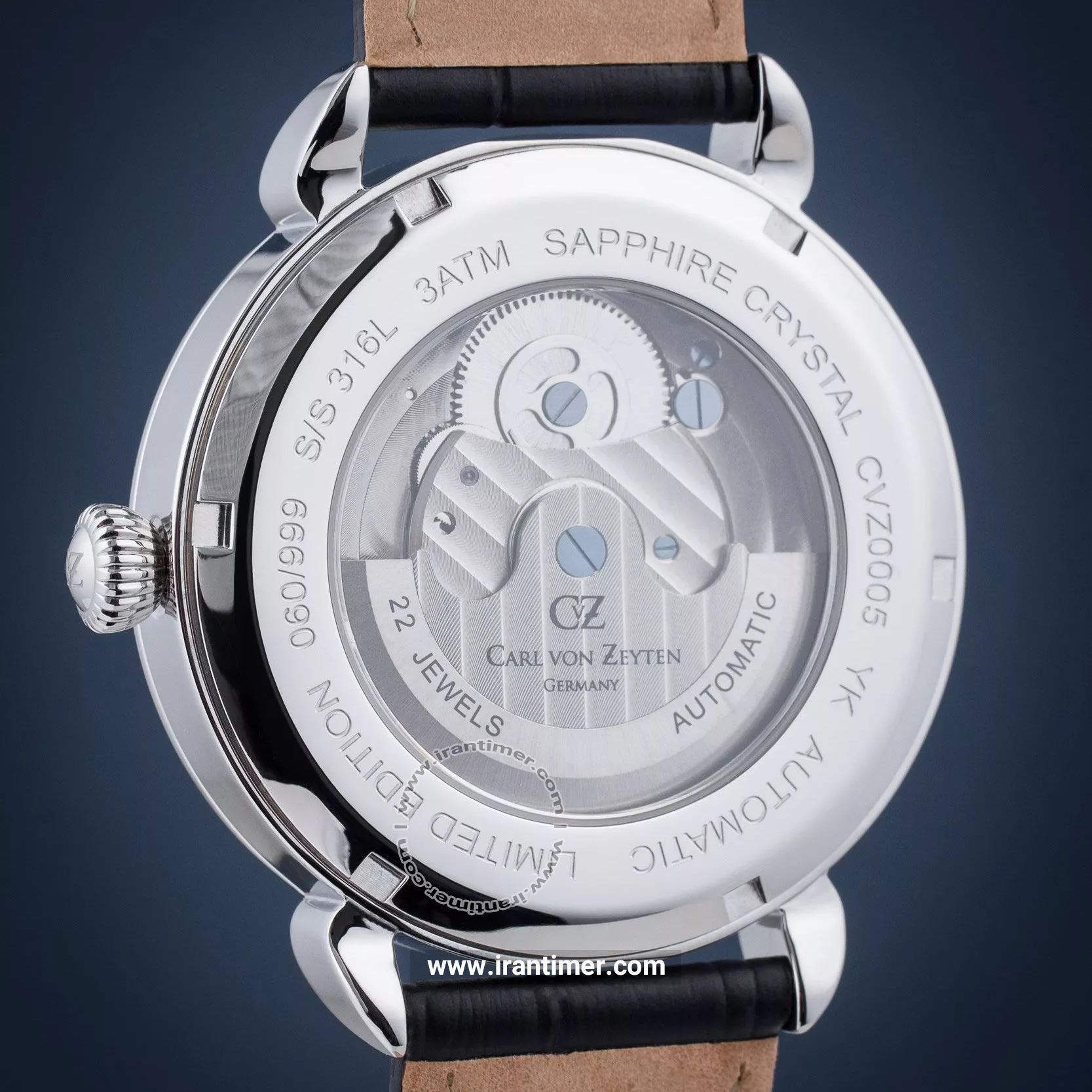 قیمت و خرید ساعت مچی مردانه کارل ون زیتن(CARL VON ZEYTEN) مدل CVZ0005BKGS کلاسیک | اورجینال و اصلی