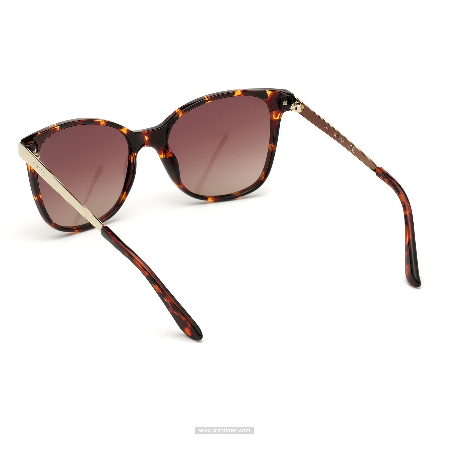 قیمت و خرید عینک آفتابی زنانه کلاسیک (guess) مدل GU 7657 52F 56 | اورجینال و اصلی