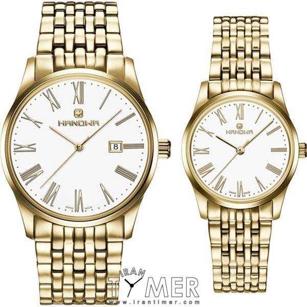 قیمت و خرید ساعت مچی مردانه زنانه هانوا(HANOWA) مدل 16-8066.02.001SET کلاسیک | اورجینال و اصلی