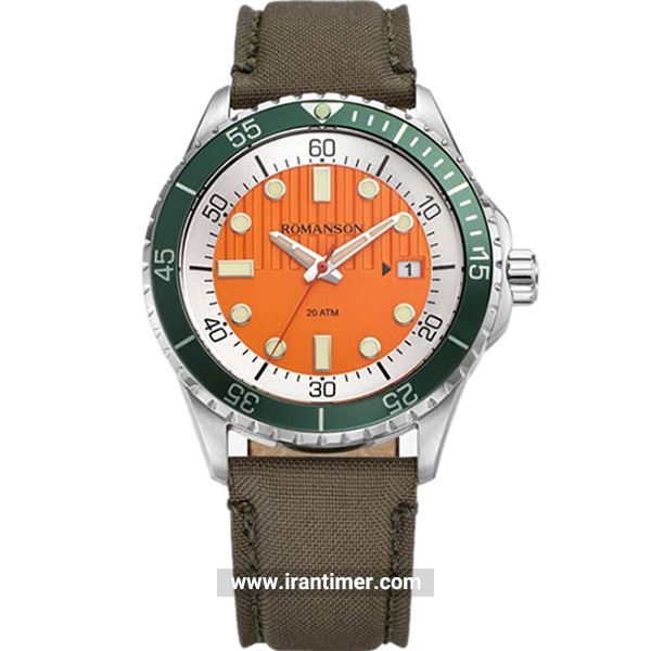 قیمت و خرید ساعت مچی مردانه رومانسون(ROMANSON) مدل AL4BS001MMKWAH2W-ORANGE کلاسیک | اورجینال و اصلی