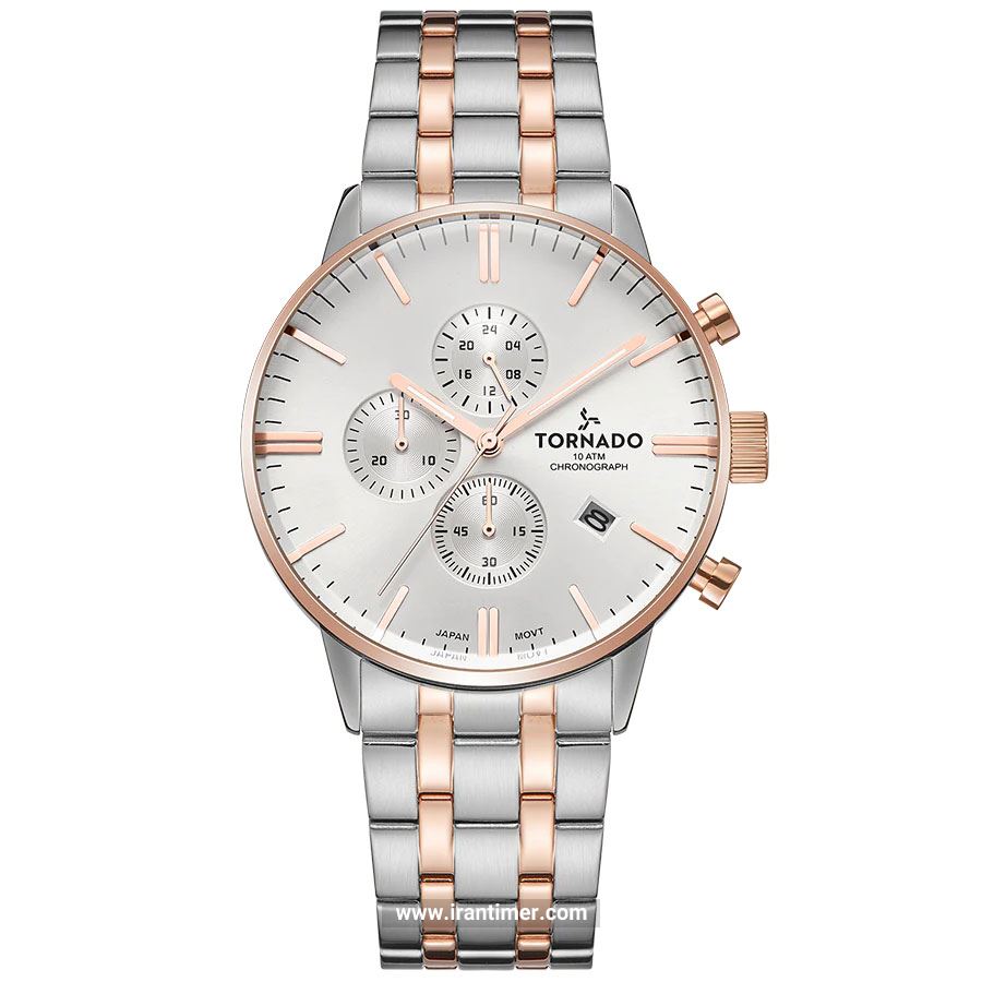 قیمت و خرید ساعت مچی مردانه تورنادو(Tornado) مدل T6102-KBKSK کلاسیک | اورجینال و اصلی