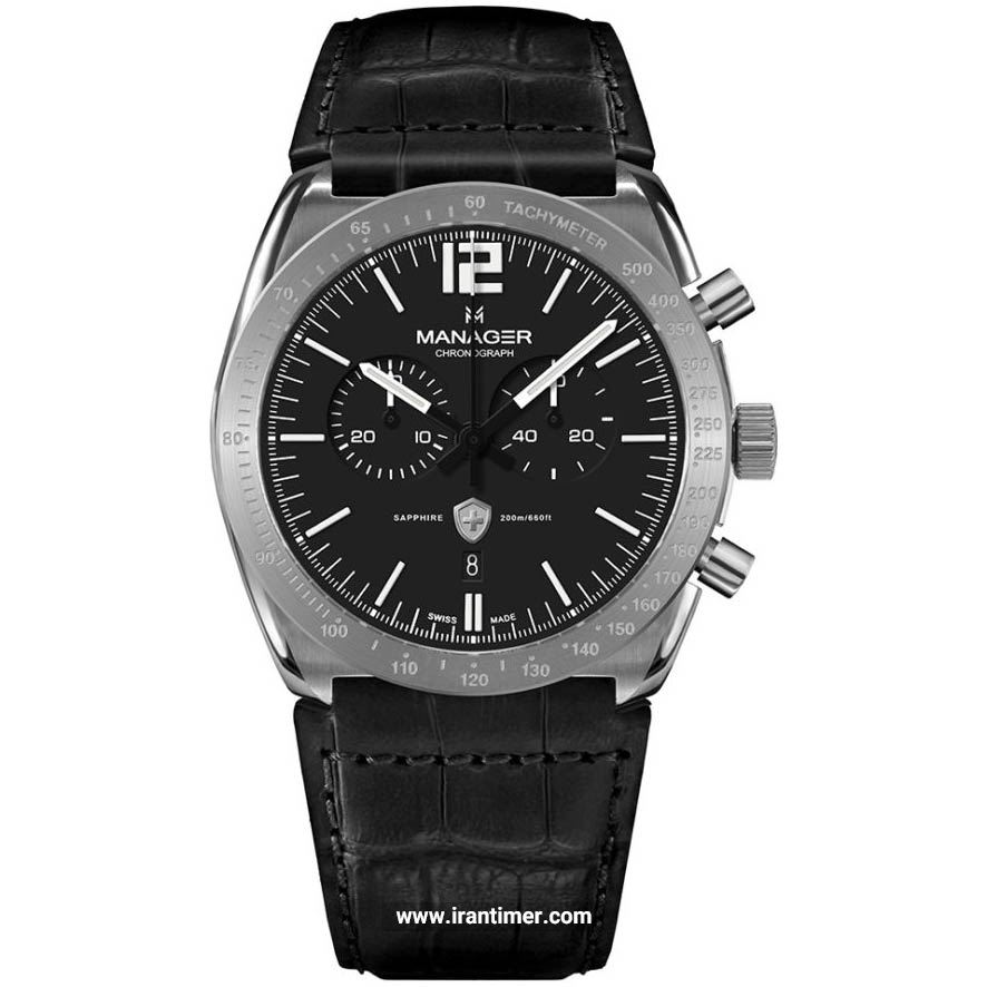 قیمت و خرید ساعت مچی مردانه منیجر(MANAGER) مدل MAN-MA-01-SL کلاسیک | اورجینال و اصلی