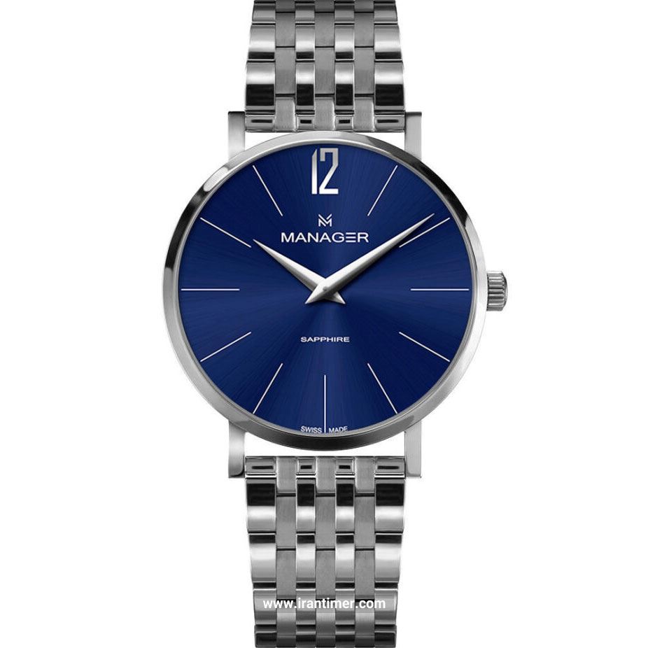 قیمت و خرید ساعت مچی مردانه منیجر(MANAGER) مدل MAN-PS-08-SM کلاسیک | اورجینال و اصلی
