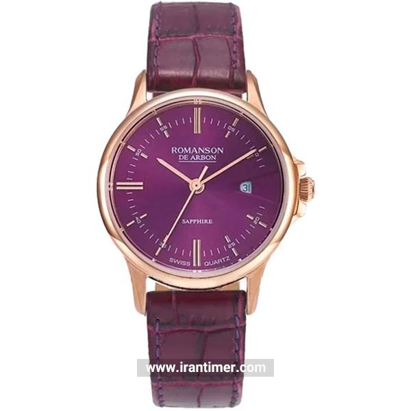 قیمت و خرید ساعت مچی زنانه رومانسون(ROMANSON) مدل CB5A10LYVRAPR2-WINE کلاسیک | اورجینال و اصلی