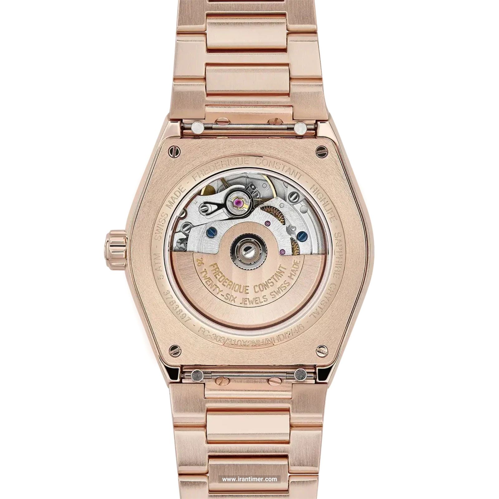 قیمت و خرید ساعت مچی زنانه فردریک کنستانت(FREDERIQUE CONSTANT) مدل FC-310MPGRD2NH4B کلاسیک | اورجینال و اصلی