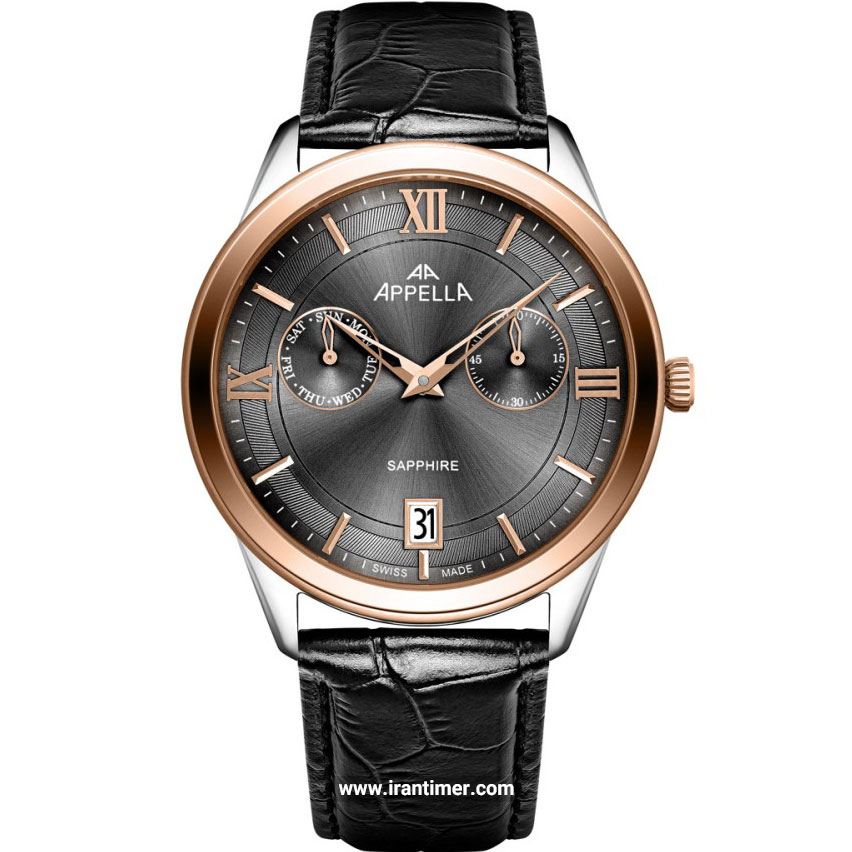 قیمت و خرید ساعت مچی مردانه اپلا(APPELLA) مدل L70014.R2R6QF کلاسیک | اورجینال و اصلی