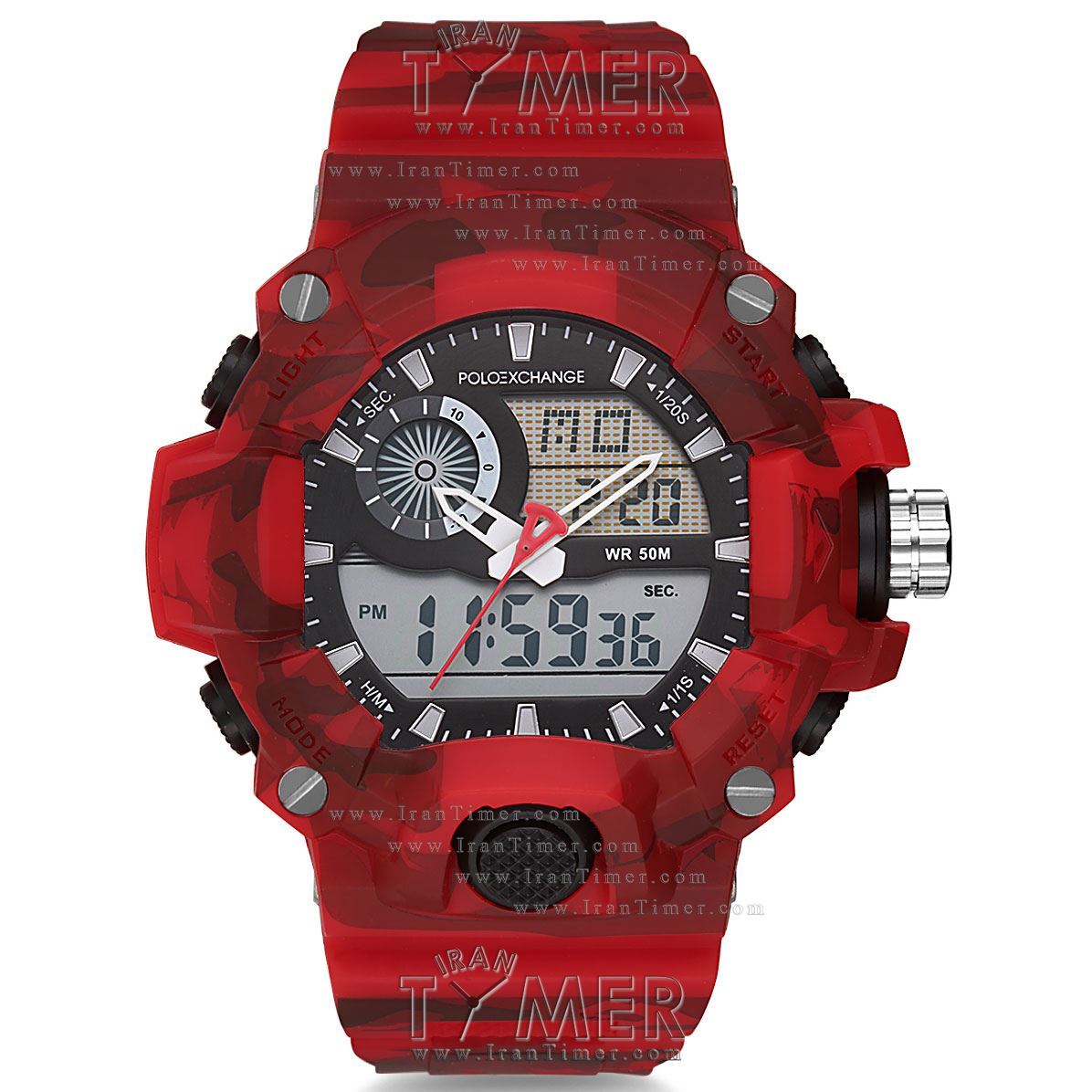 قیمت و خرید ساعت مچی مردانه پولو اکسچنج(POLO EXCHANGE) مدل PX-DR340ADM-05 اسپرت | اورجینال و اصلی