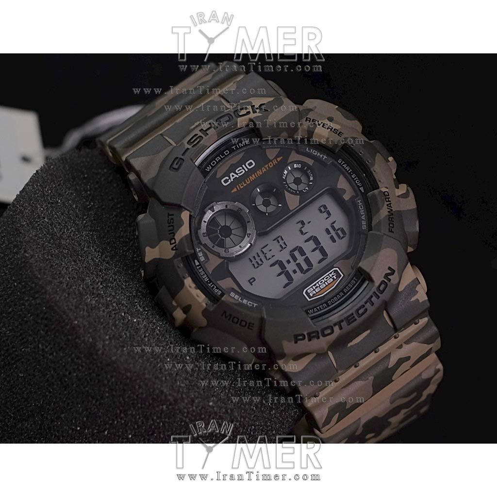 قیمت و خرید ساعت مچی مردانه کاسیو (CASIO) جی شاک مدل GD-120CM-5DR اسپرت | اورجینال و اصلی