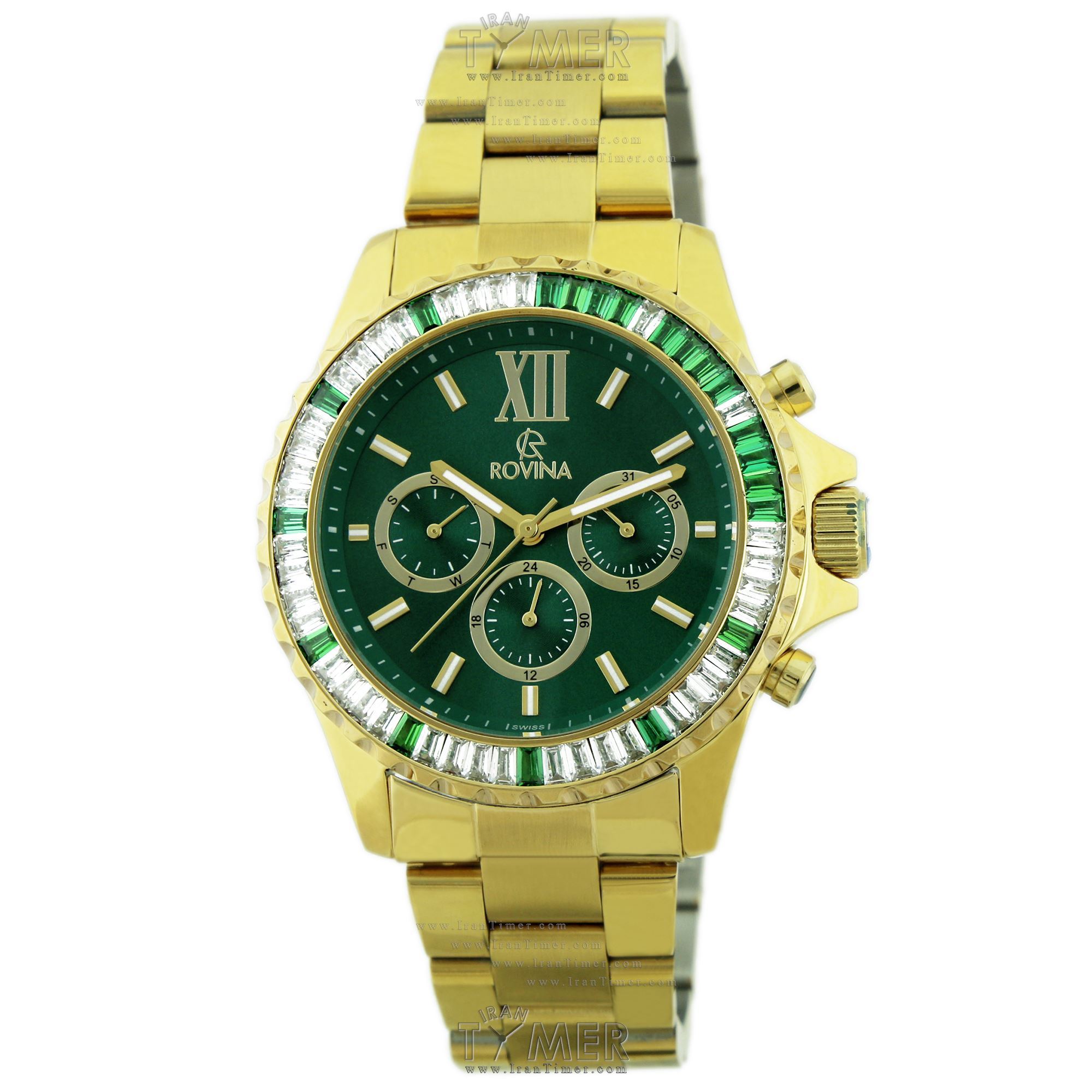 قیمت و خرید ساعت مچی زنانه رُوینا(ROVINA) مدل 22159L3BGR کلاسیک فشن | اورجینال و اصلی