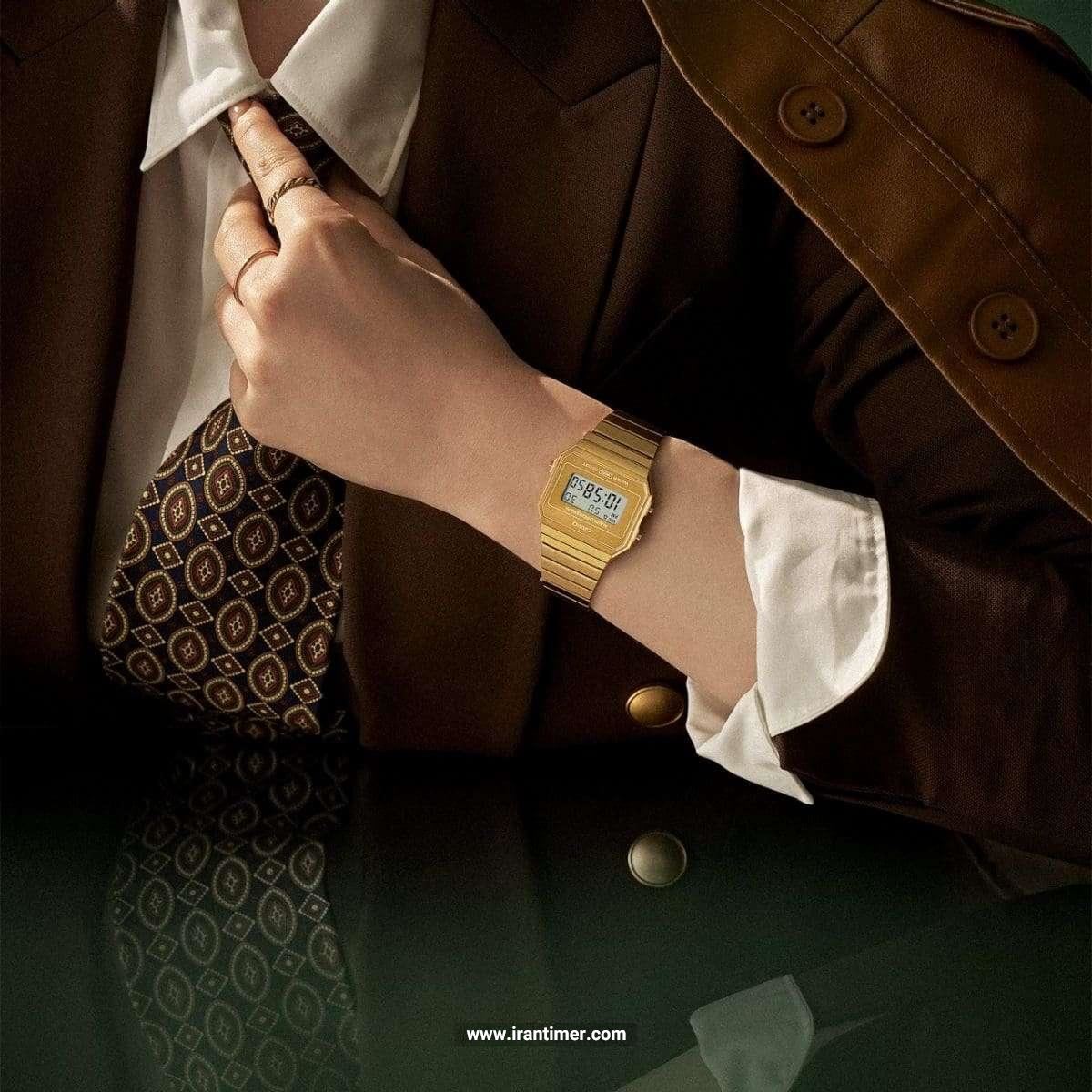 قیمت و خرید ساعت مچی زنانه کاسیو (CASIO) مدل A700WEVG-9ADF کلاسیک | اورجینال و اصلی